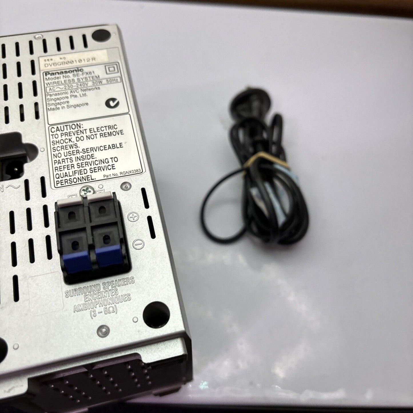 Panasonic Wireless System SE-FX61 Base Station *No Speakers*