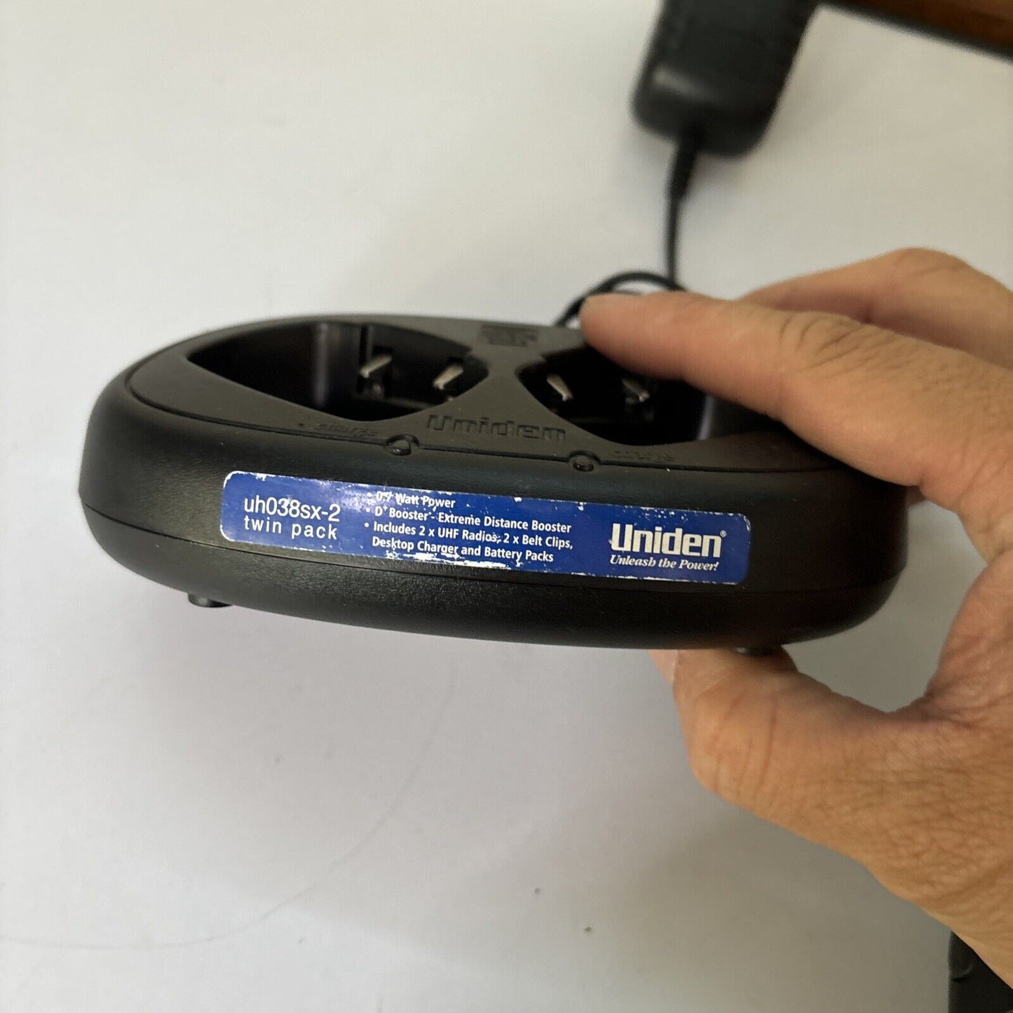 Uniden UH038SX-2 Handheld UHF Radio Twin Pack & Charger