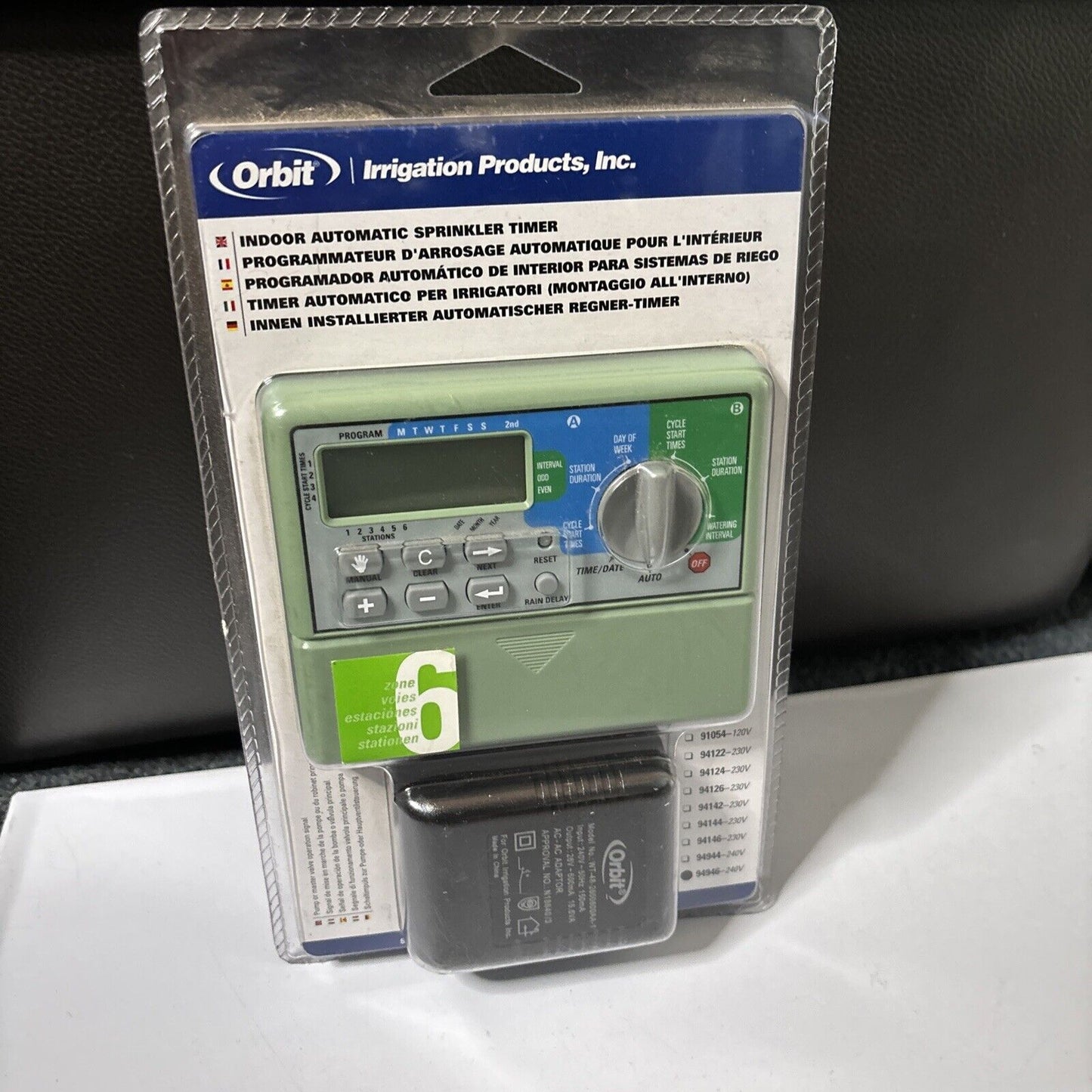 Indoor Automatic Sprinkler Timer By Orbit Water Master *New Sealed*