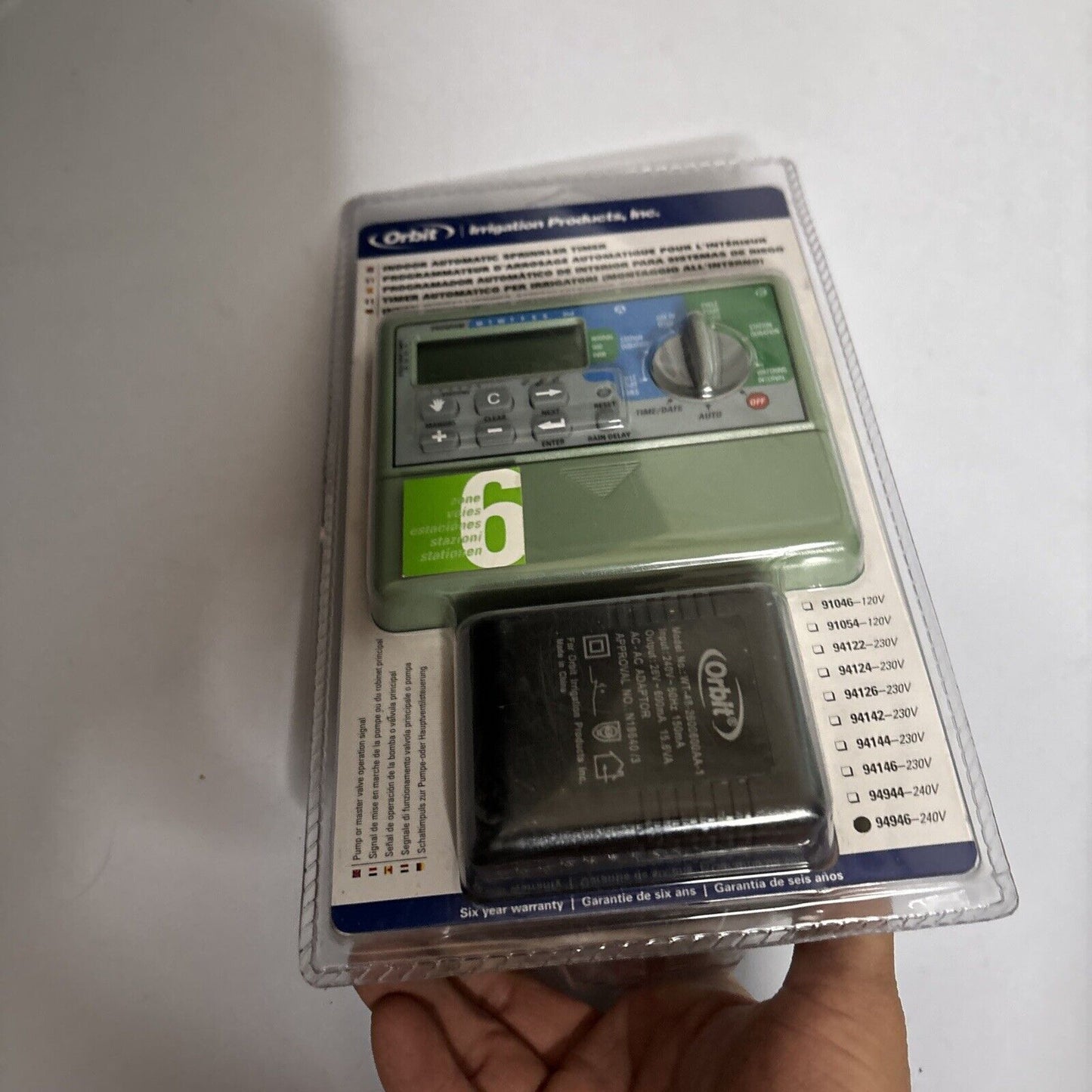 Indoor Automatic Sprinkler Timer By Orbit Water Master *New Sealed*
