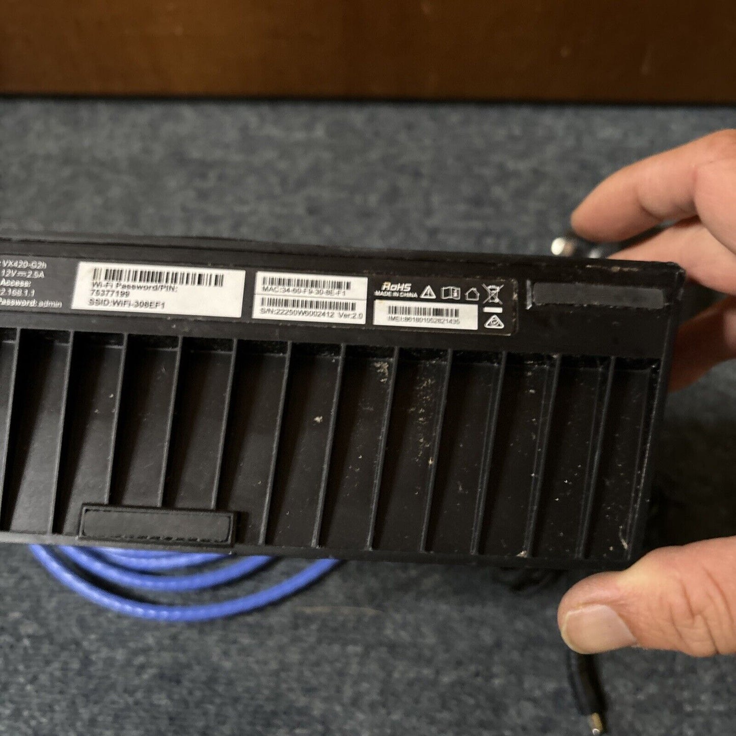 Tp-Link AX5400 Hybrid Wifi 6 4G Modem Router With VoIP VX420-G2h