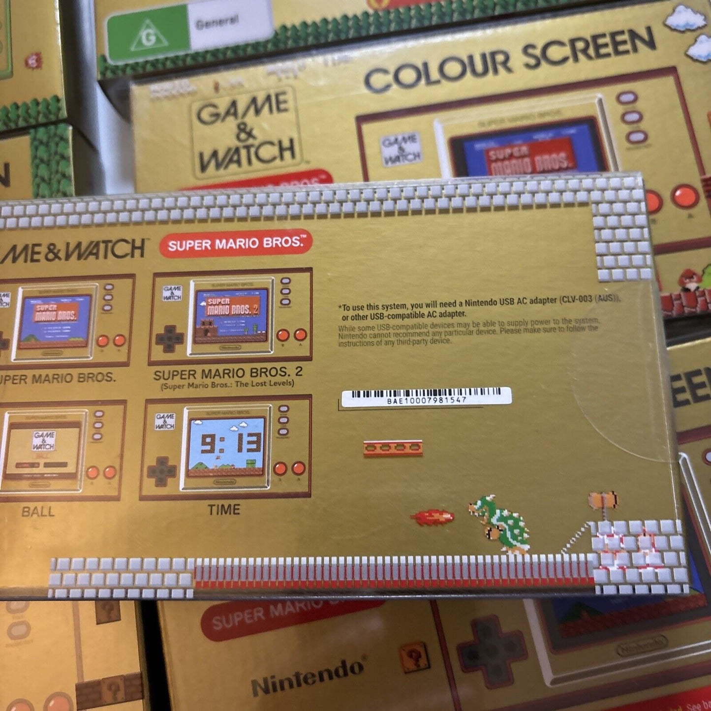 4x Game & Watch (2x Zelda & 2x Mario)