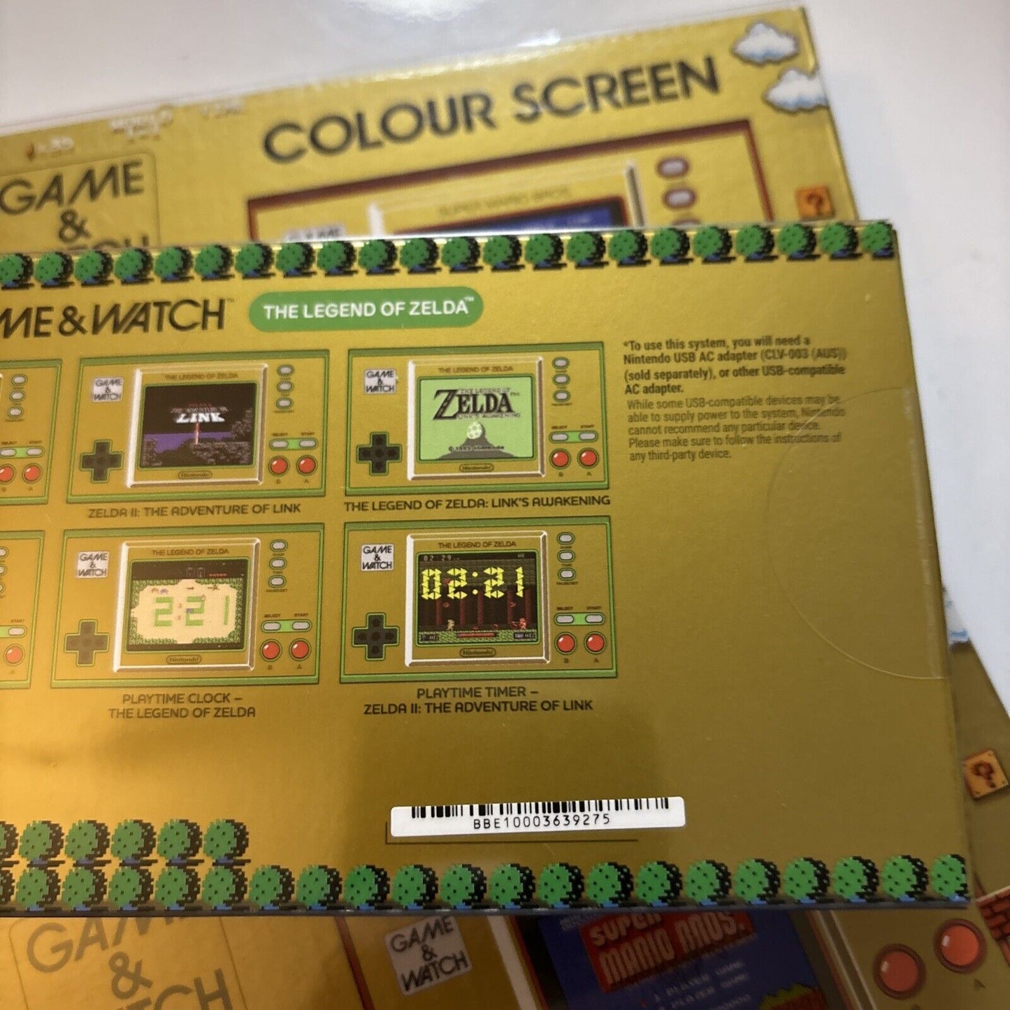 4x Game & Watch (2x Zelda & 2x Mario)