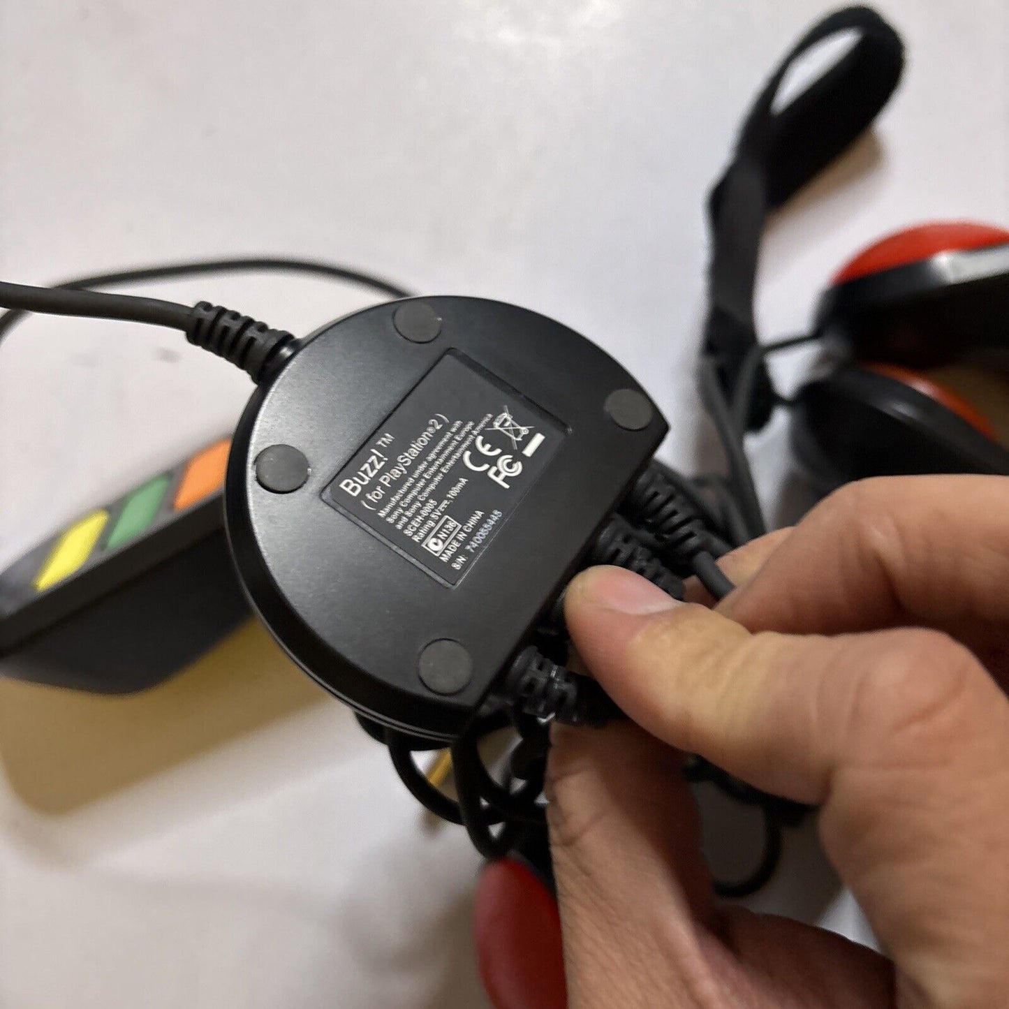 Buzz The Hollywood Quiz + Buzz Controllers Sony PS2 Manual PAL