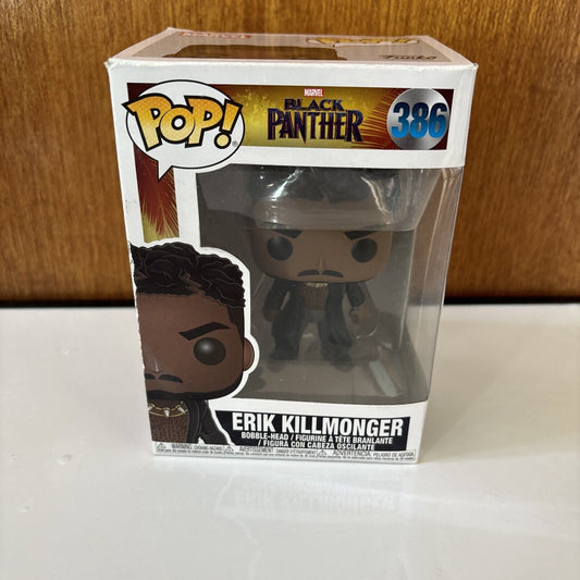 Black Panther - Erik Killmonger with Scars #386 Funko Pop! Vinyl