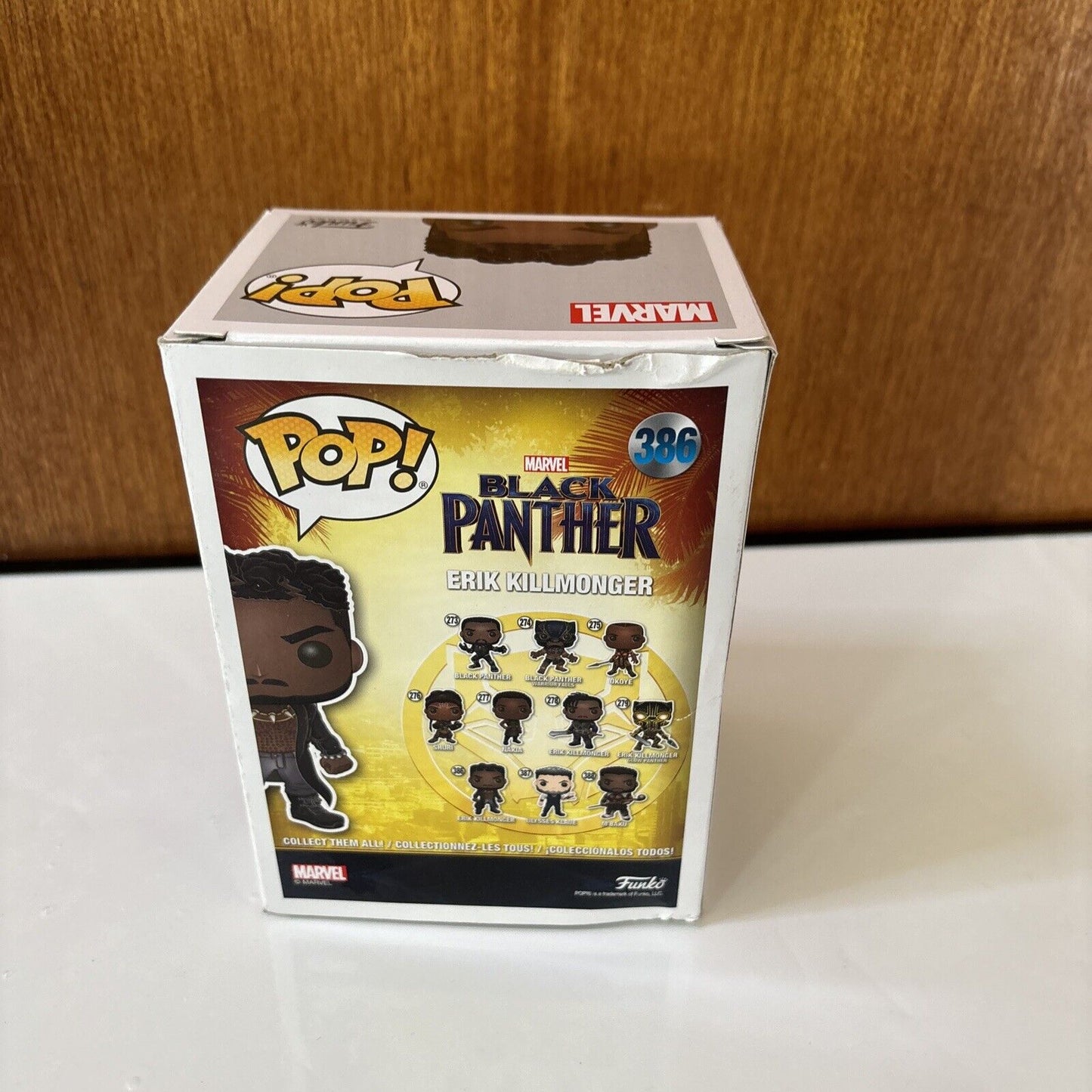 Black Panther - Erik Killmonger with Scars #386 Funko Pop! Vinyl