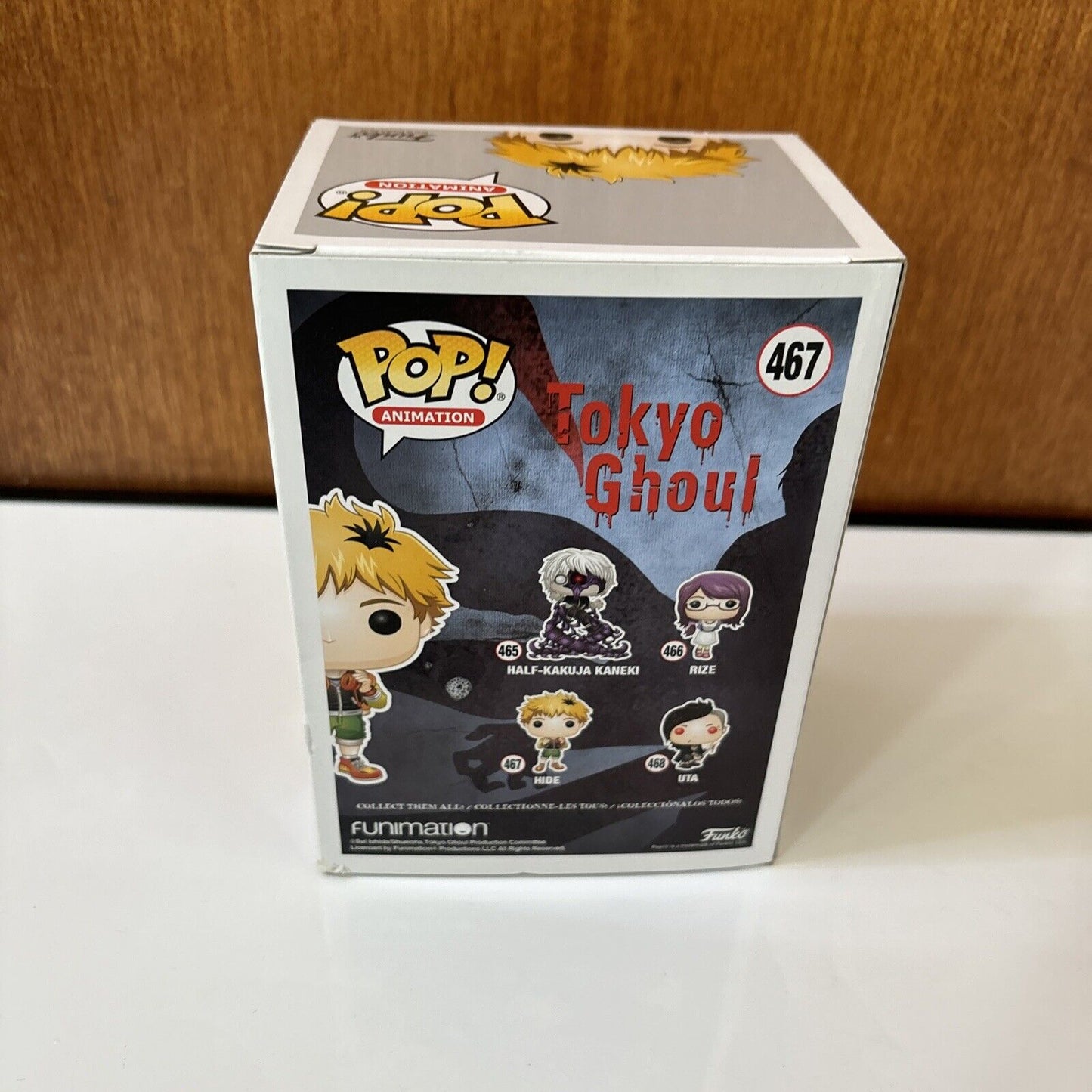 Hide Nagachika Tokyo Ghoul 467 Funko Pop! Vinyl 2018