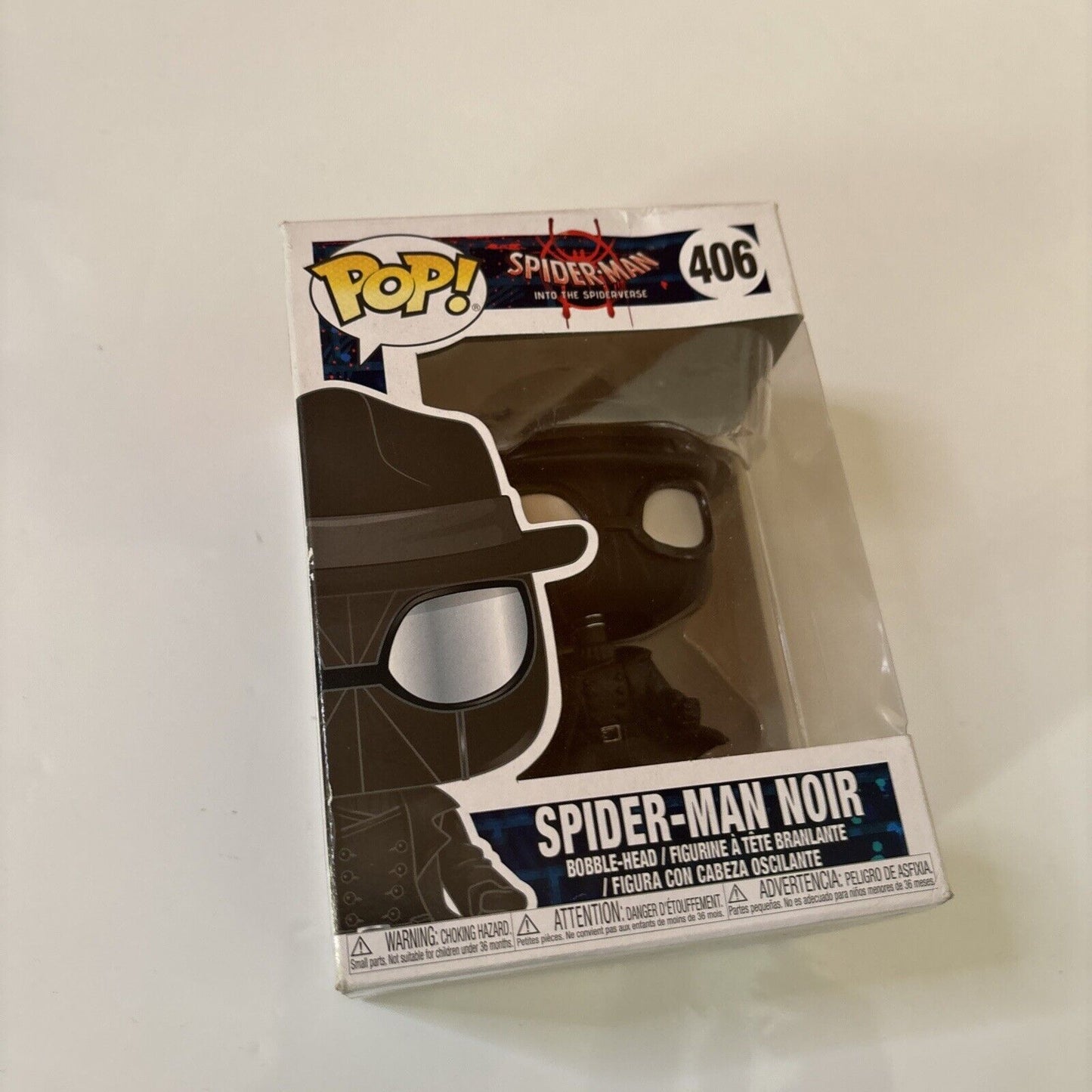 Spider-Man Noir Funko Pop 406 Into The Spiderverse
