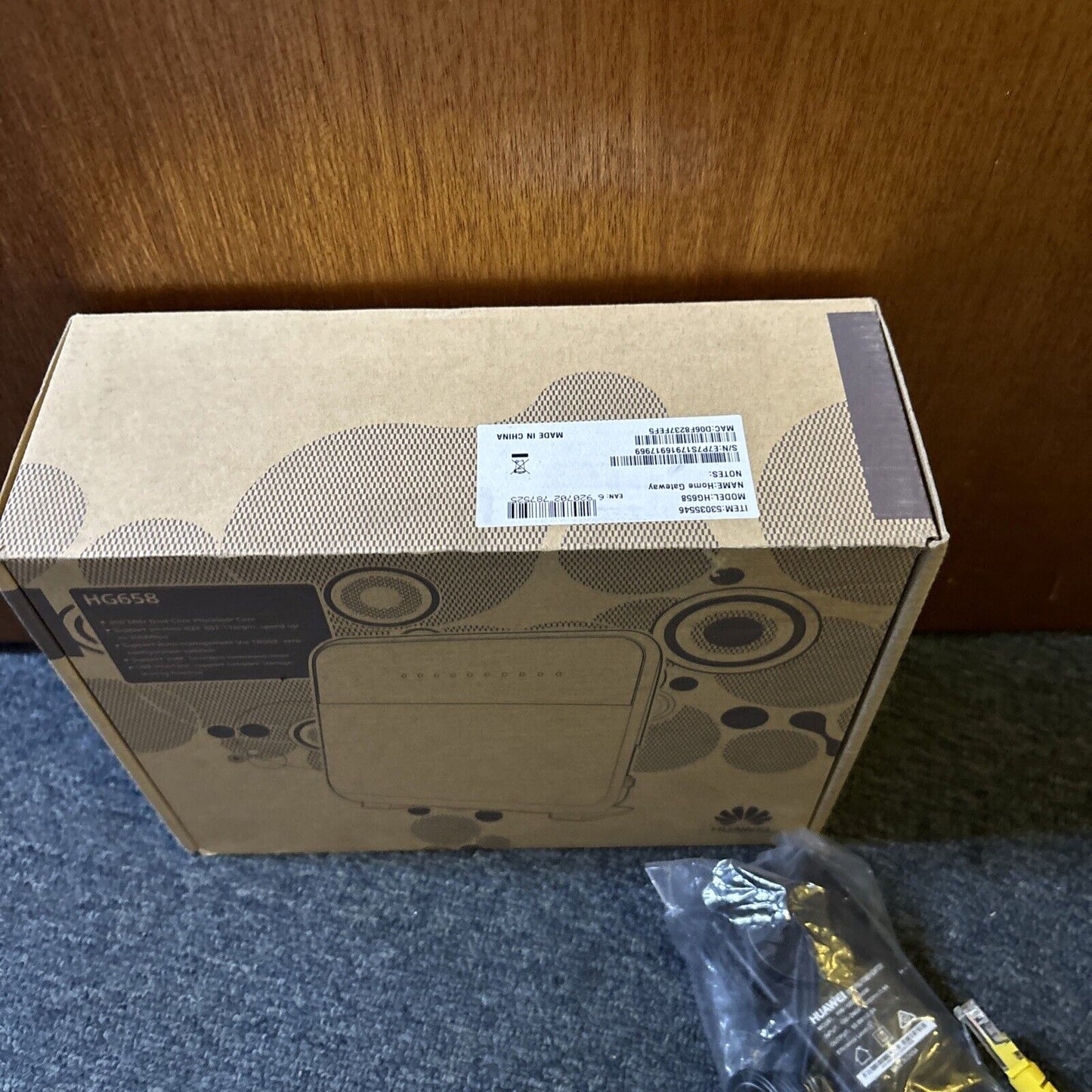 Huawei HG658 Home Gateway Wireless Router VoIP *Never Used*