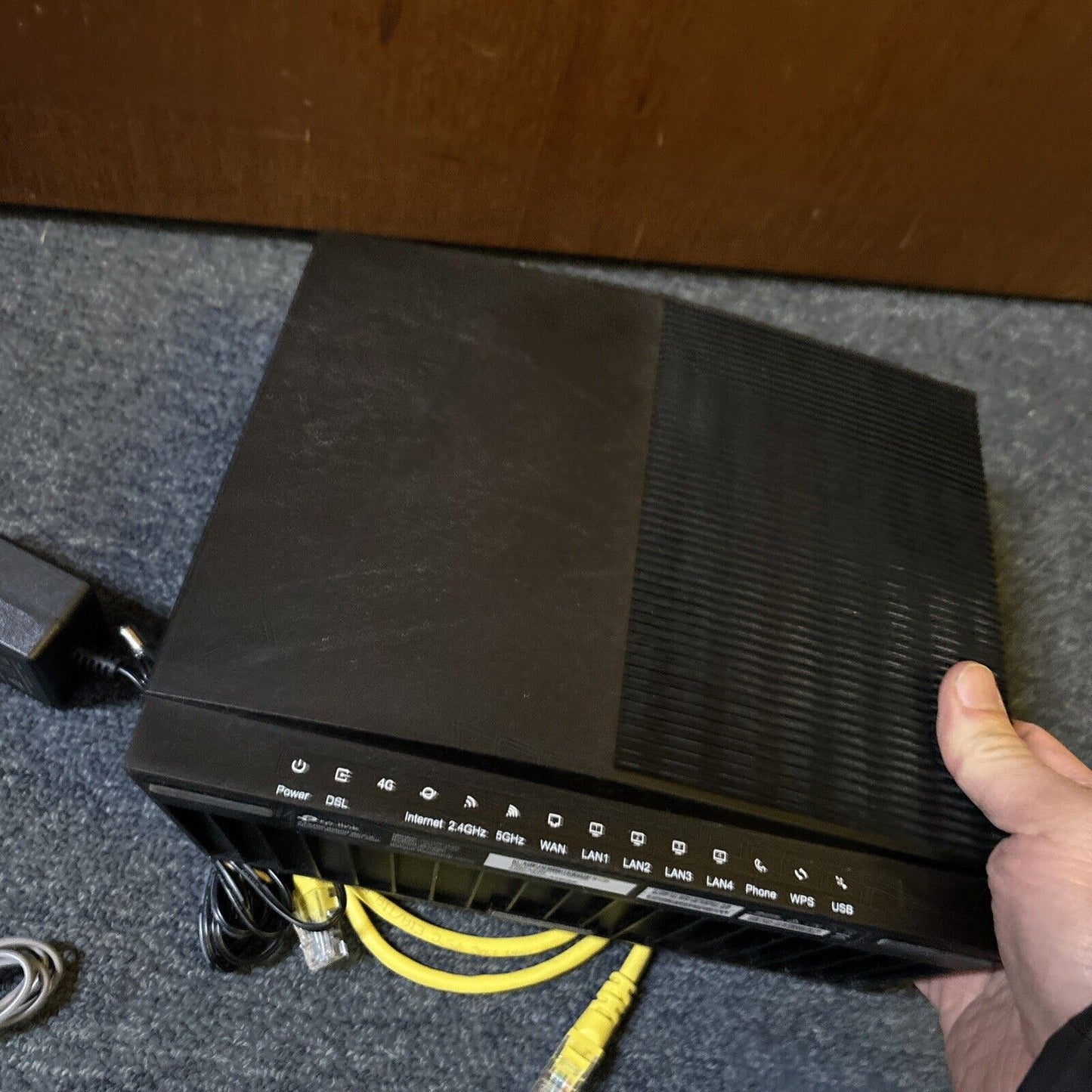 TP Link AX5400 VX420-G2h Hybrid WiFi 6 Modem Router VoIP LTE 4G Dual Band