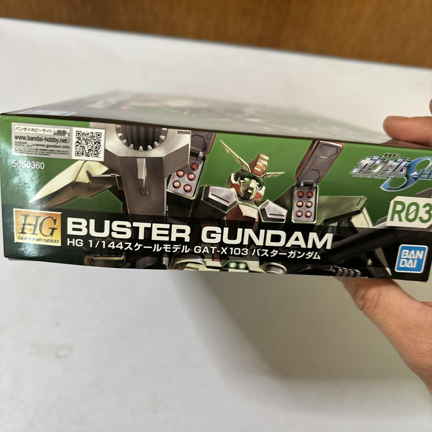 R03 GAT-X103 Buster Gundam Bandai Mobile Suit Gundam HG 1/144 Gunpla 2011