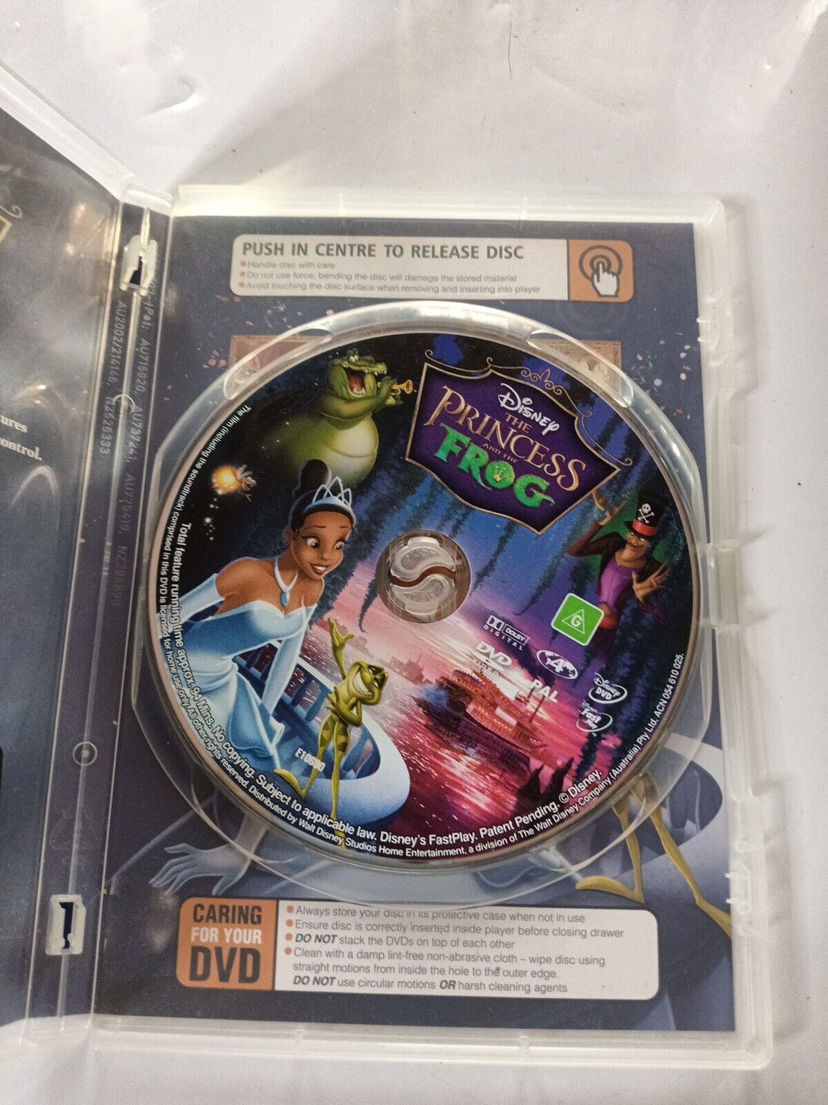 The Princess and the Frog (DVD, 2009) Anika Noni Rose Region 4