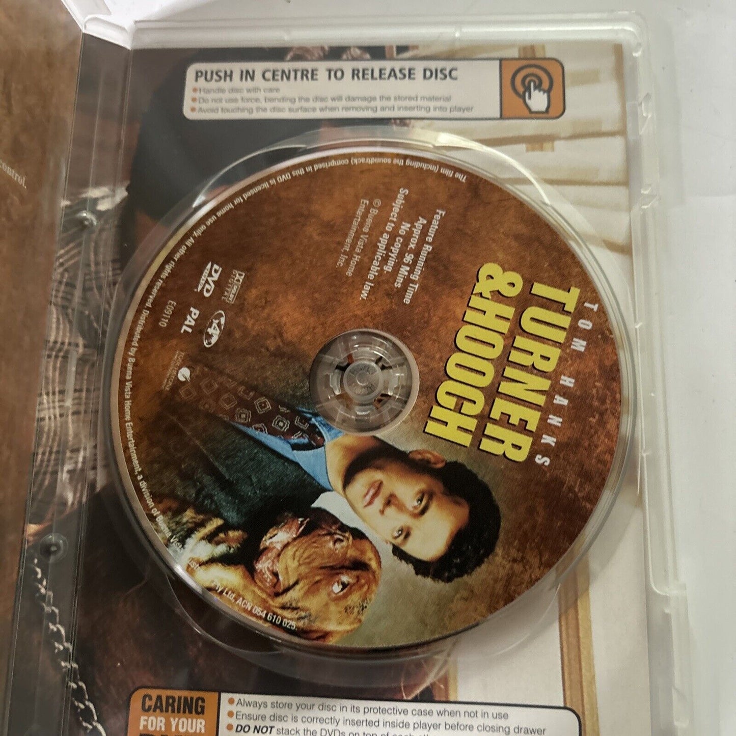 Turner and Hooch (DVD, 1989) Tom Hanks Region 4