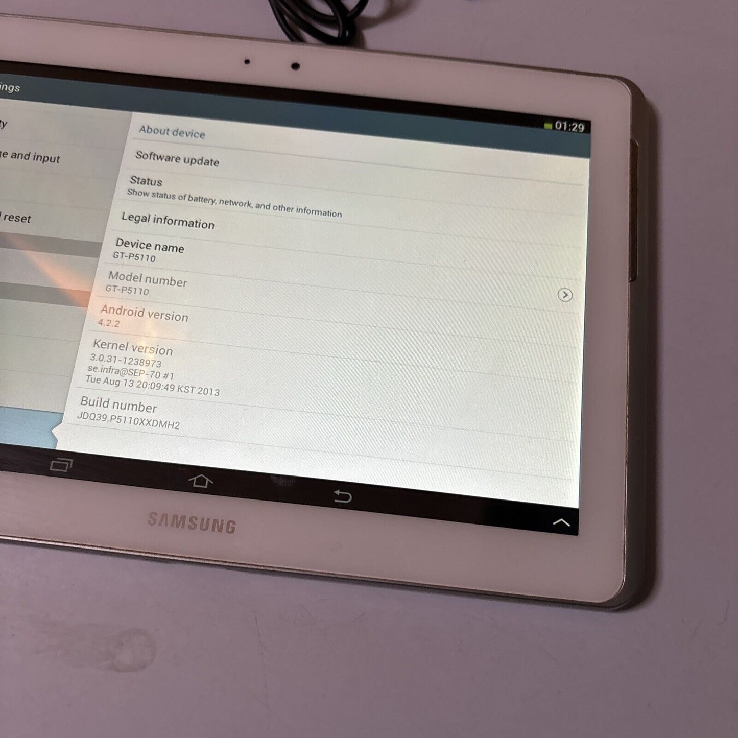 Samsung Galaxy Tab 2 10.1" 16gb WIFI + 3G GT-P5110