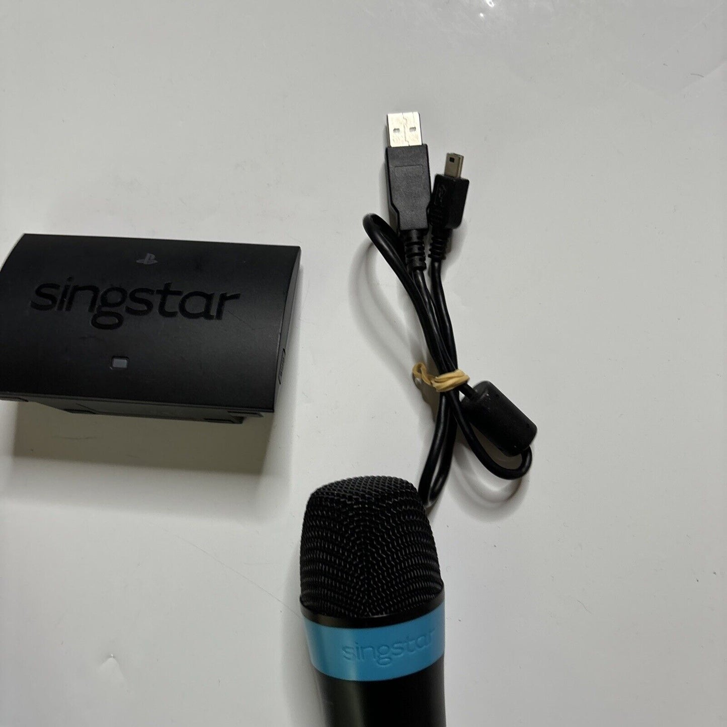 2x SingStar Wireless Microphone & Receiver For Sony Playstation 3 PS3