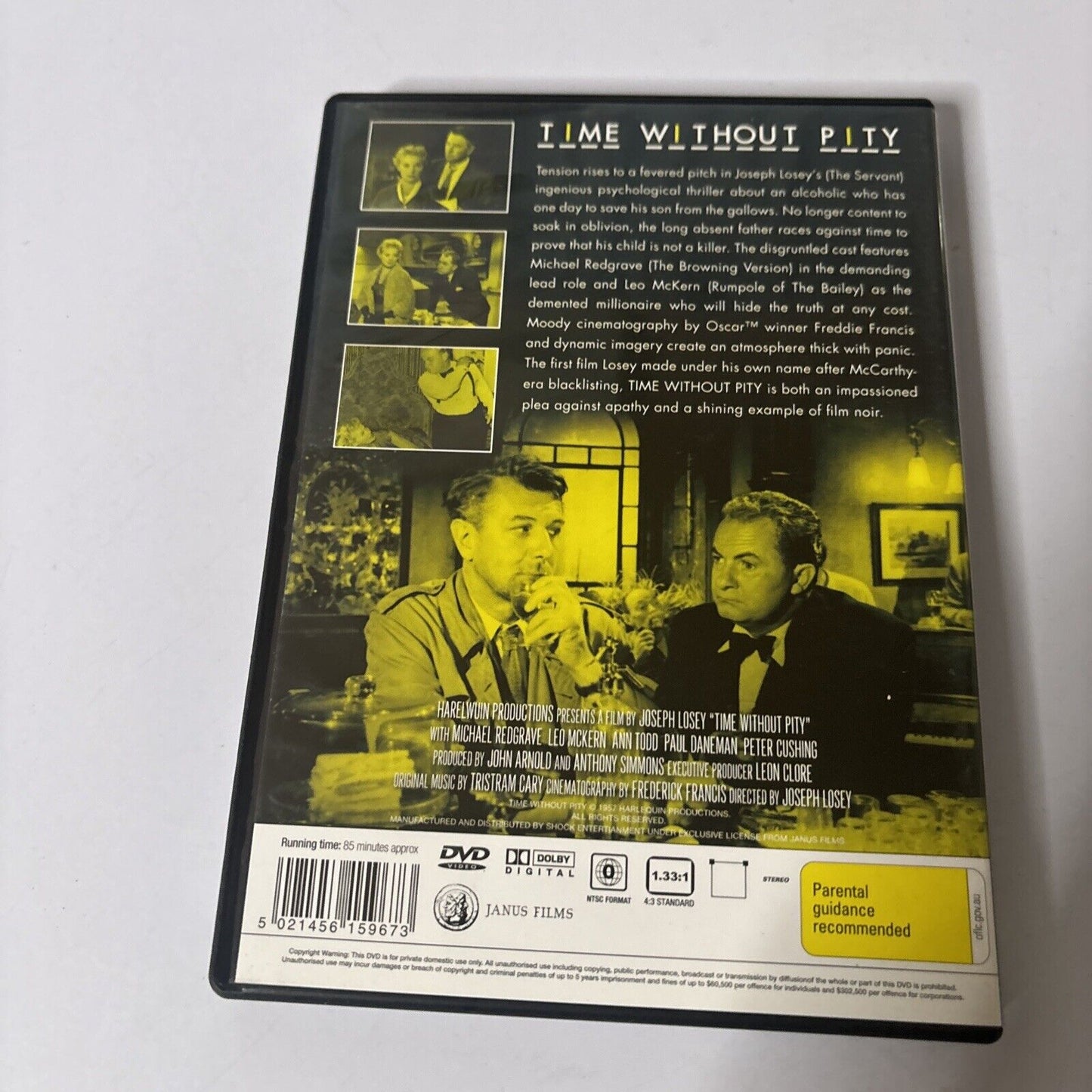 Time Without Pity (DVD, 1957) NEW Michael Redgrave, Peter Cushing All Regions