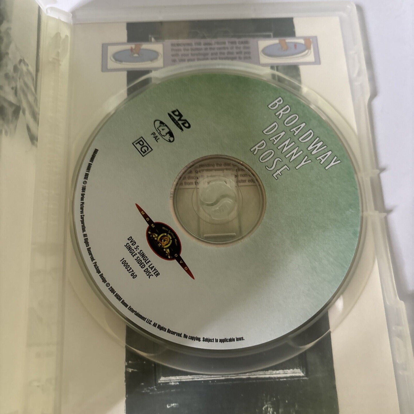 Broadway Danny Rose (DVD, 1984) Woody Allen, Mia Farrow Region 4