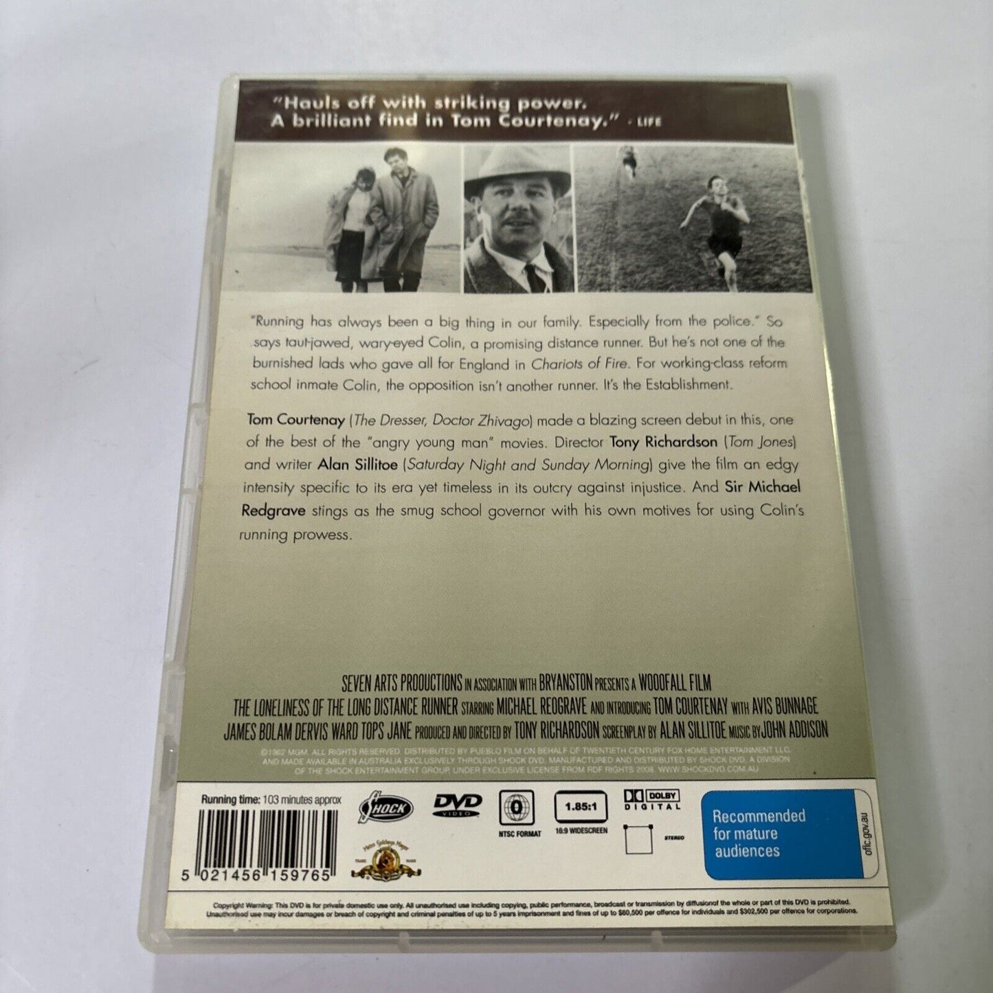The Loneliness of the Long Distance Runner (DVD, 1962) NEW All Regions