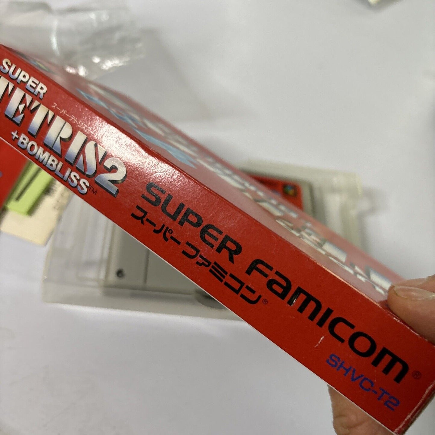 Super Tetris 2 + Bombliss Super Famicom NTSC-J Box And Manual