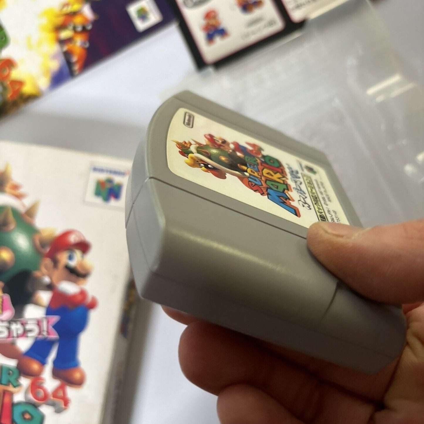 Shindou Super Mario 64 Nintendo 64 NTSC-J JAPAN N64 Box Manual