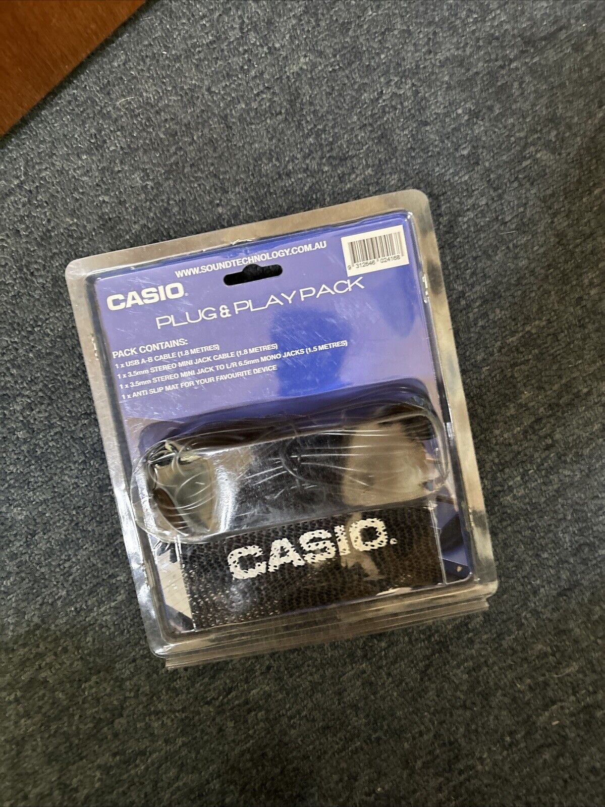 Casio Plug & Play Cable Pack USB/Audio Connector Leads PP16 *New Sealed*
