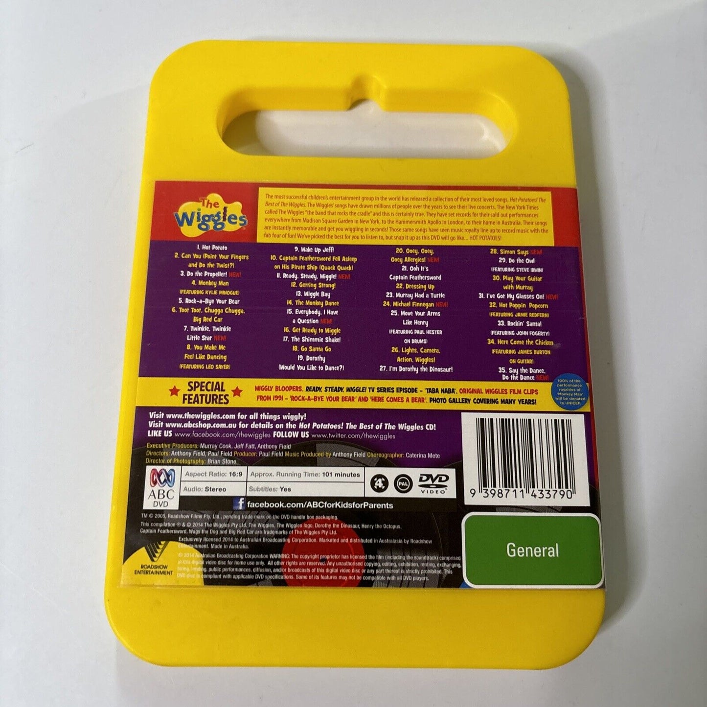 The Wiggles - Hot Potatoes! - The Best of the Wiggles (DVD, 2013) Region 4