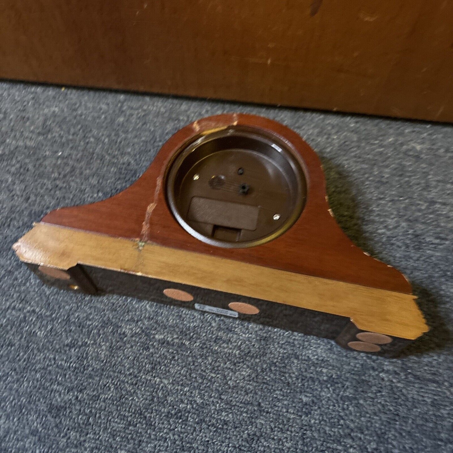 Seiko Table Clock Wood QXE017BL