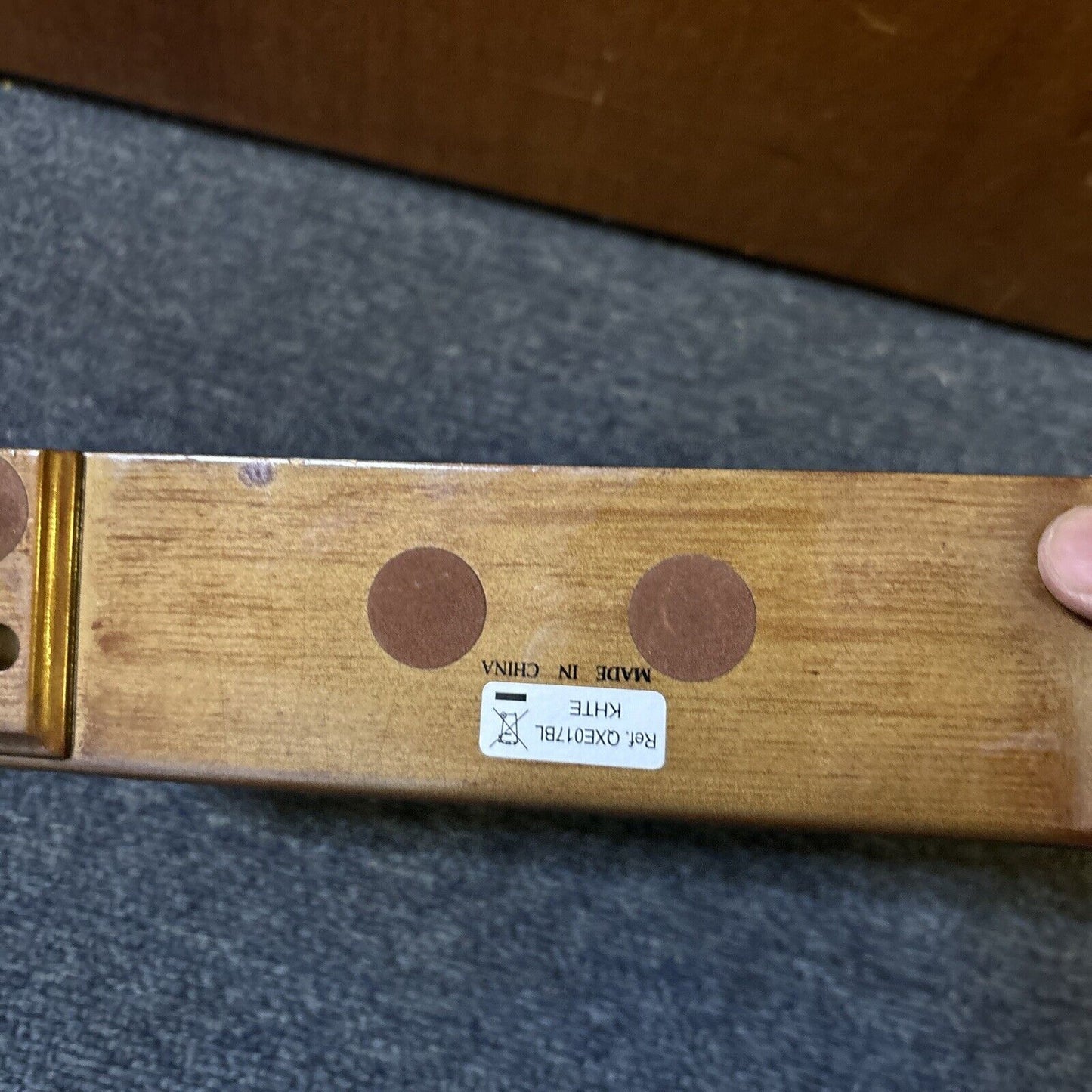 Seiko Table Clock Wood QXE017BL
