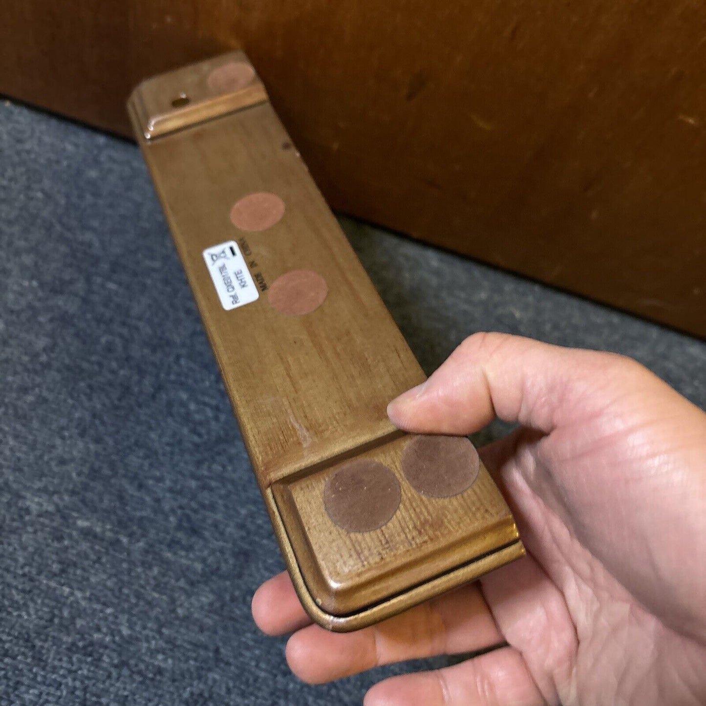 Seiko Table Clock Wood QXE017BL