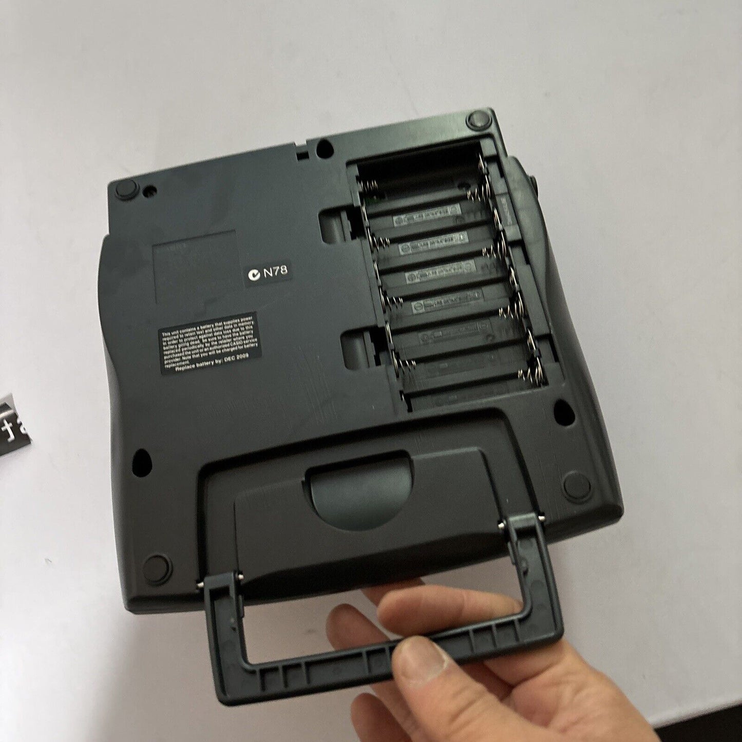 Casio KL-8100 EZ Label Printer Label It! *Missing Battery Lid*