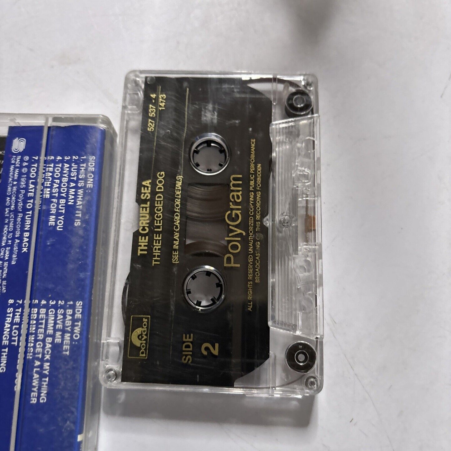 The Cruel Sea - Three Legged Dog (Cassette, 1995) 527-537-4
