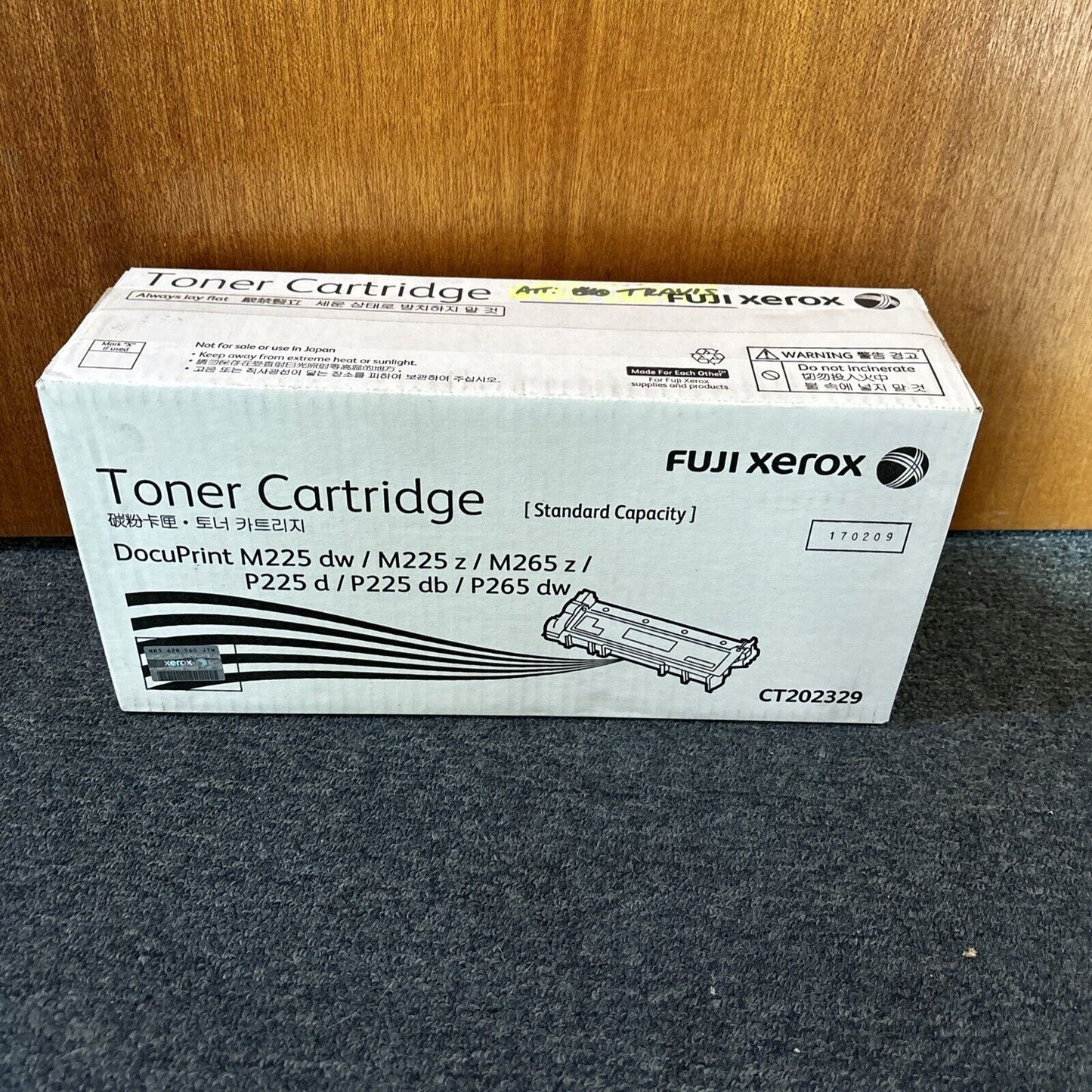 Genuine Fuji Xerox DocuPrint CT202329 Black Toner Cartridge *New Sealed*