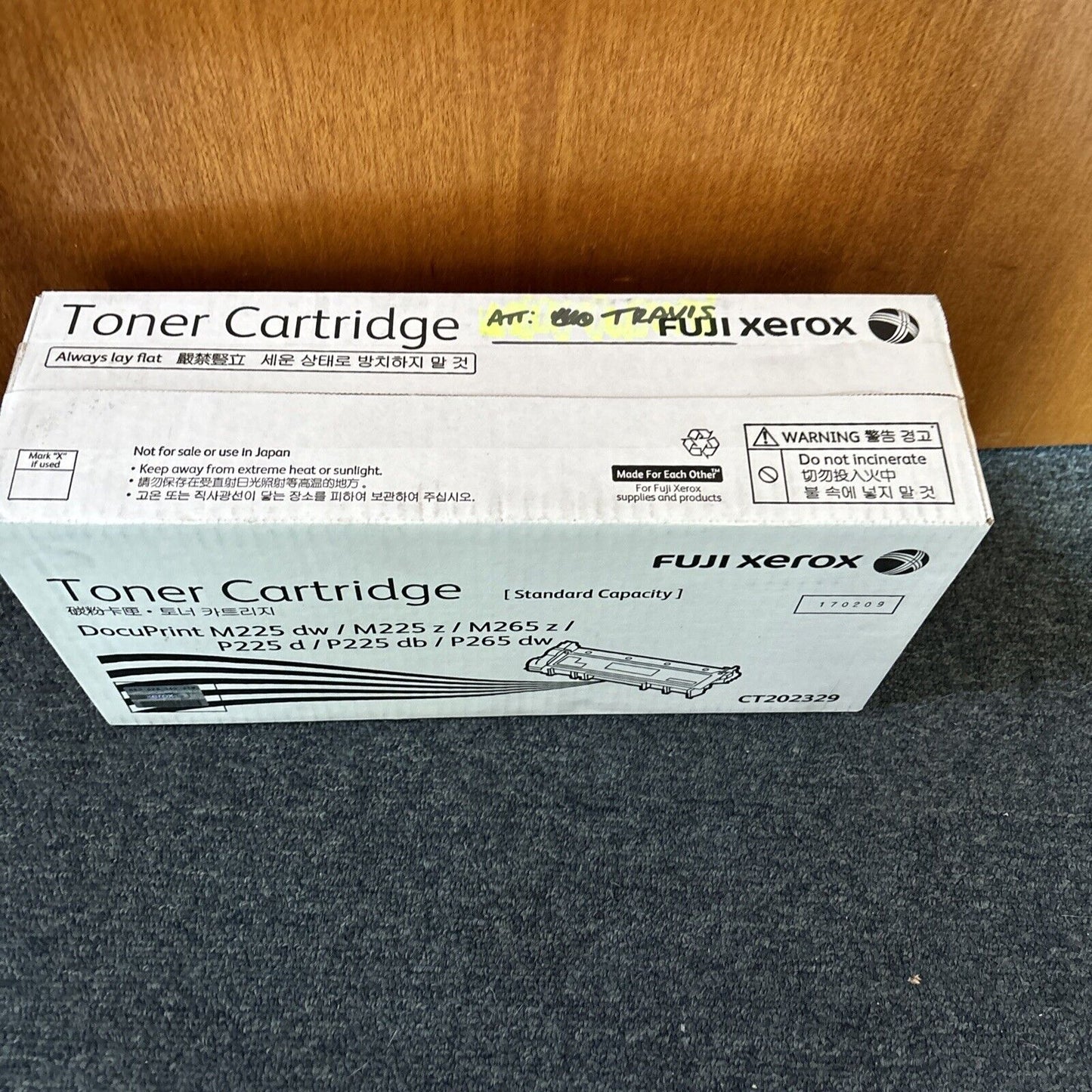 Genuine Fuji Xerox DocuPrint CT202329 Black Toner Cartridge *New Sealed*