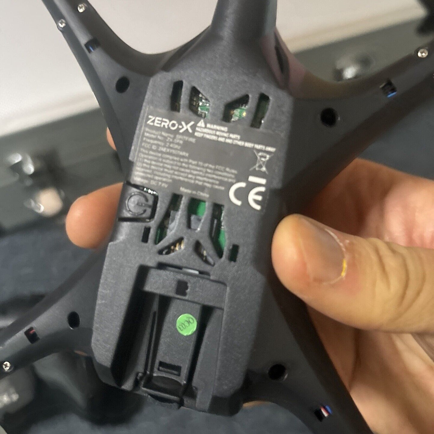 Spitfire Zero-X Drone & Case ZX-SFR *Untested - No Batteries - For Parts Only*