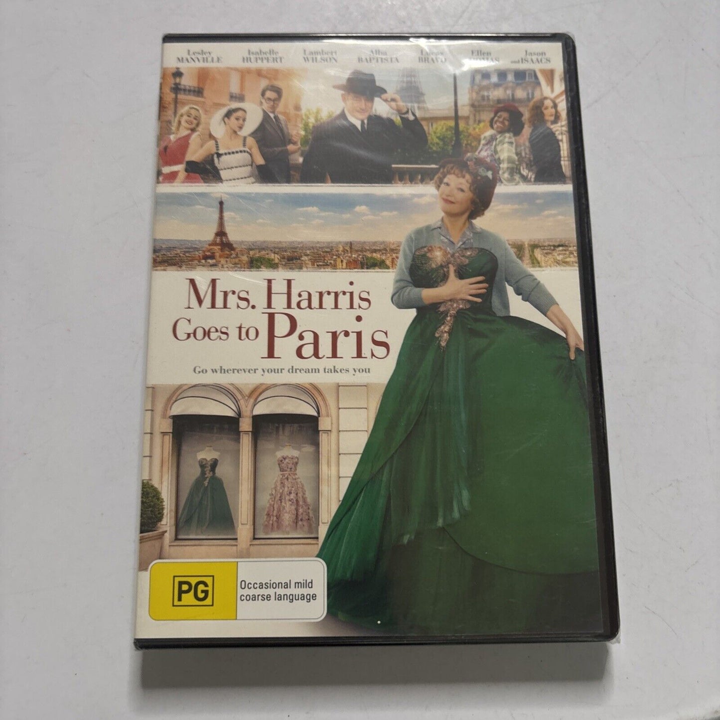 Mrs Harris Goes to Paris (DVD, 2022) Lesley Manville Region 4 &2 *New Sealed*