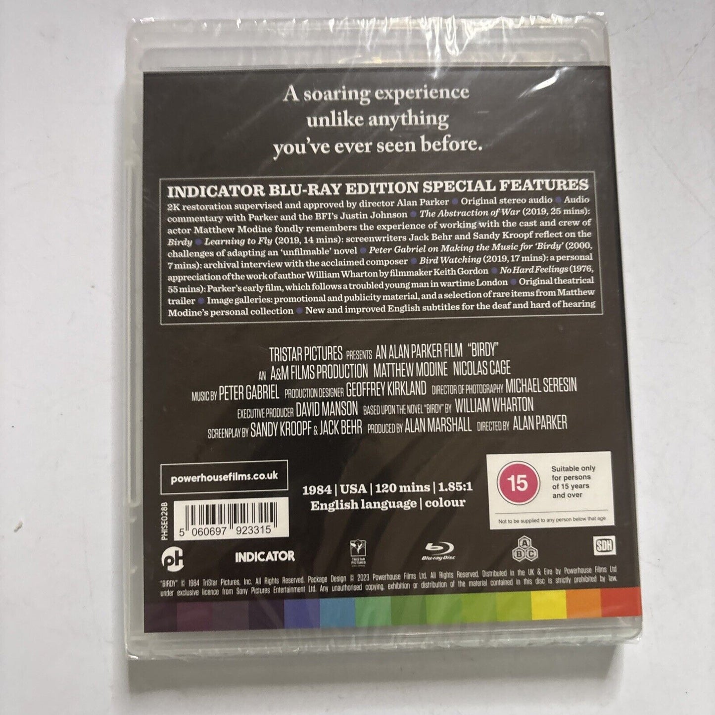 Birdy - A Film By Alan Parker (Bluray, 1984) All Regions *New Sealed*