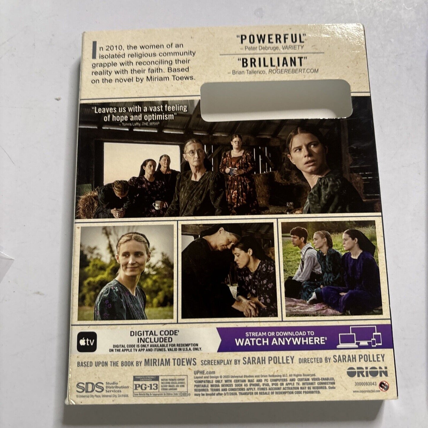 Women Talking (Bluray, 2023) Rooney Mara, Claire Foy, All Regions *New Sealed*