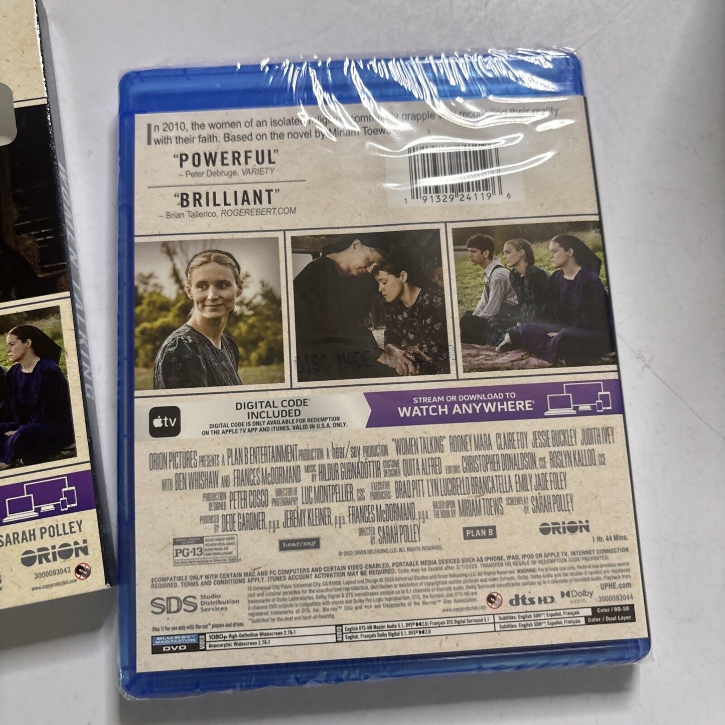 Women Talking (Bluray, 2023) Rooney Mara, Claire Foy, All Regions *New Sealed*