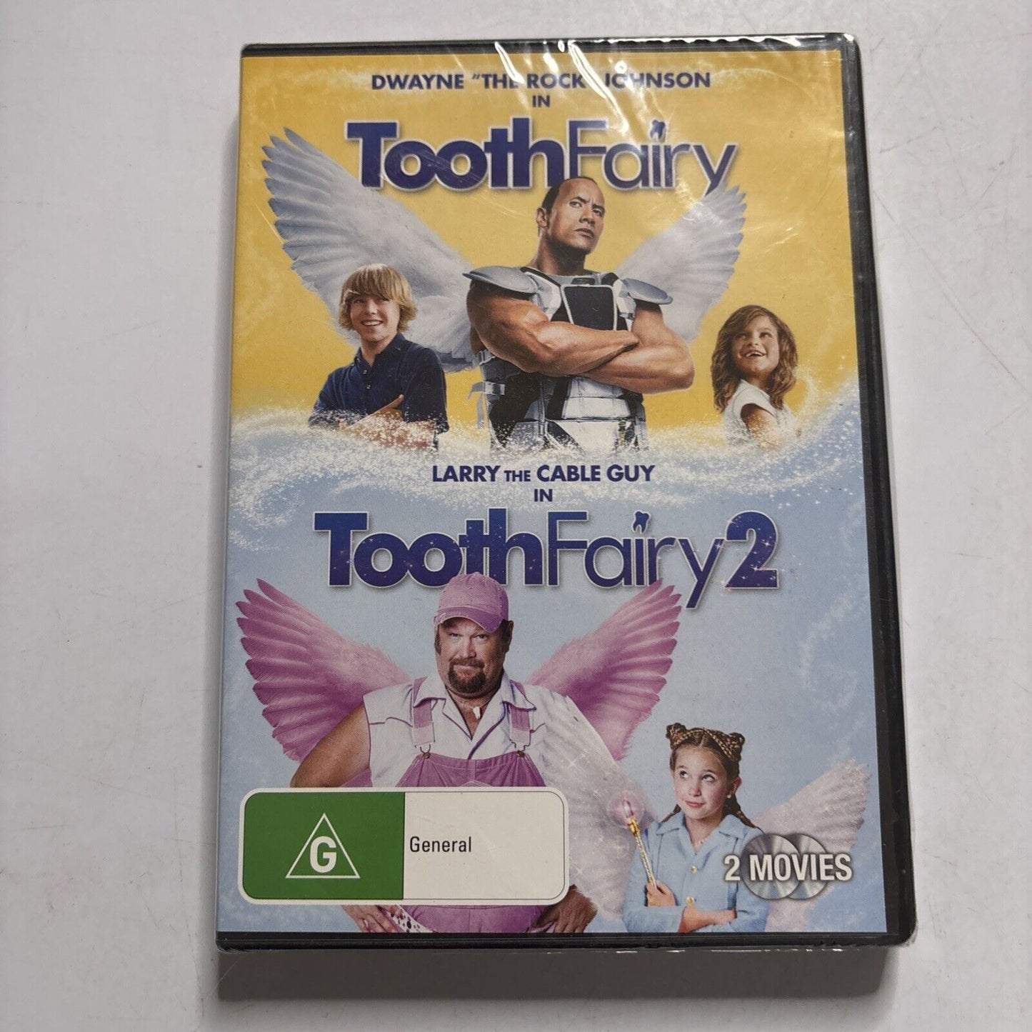 Tooth Fairy / Tooth Fairy 2 (DVD, 2012) Dwayne Johnson Region 4 *New Sealed*