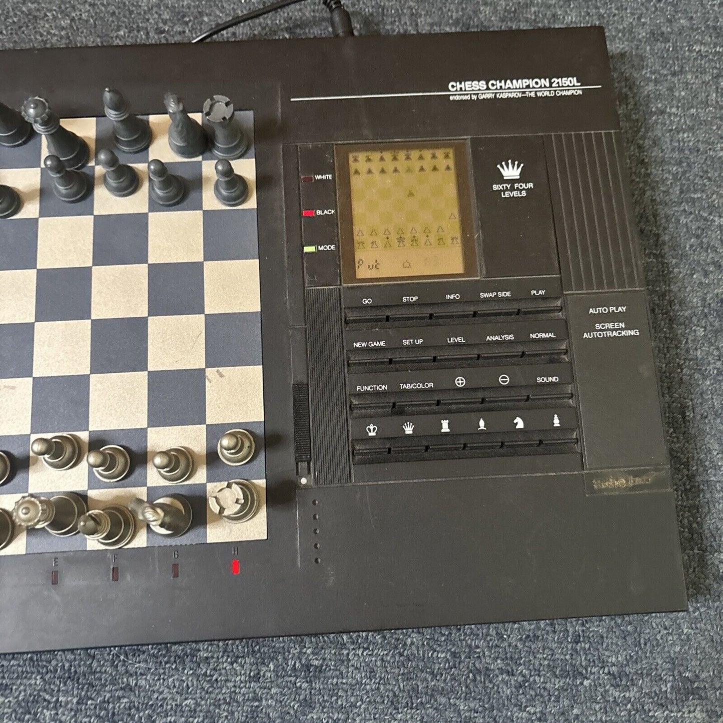 Garry Kasparov RadioShack Chess Champion Electronic Chess Board 2150L