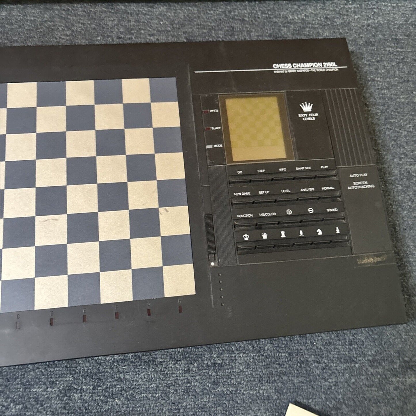 Garry Kasparov RadioShack Chess Champion Electronic Chess Board 2150L