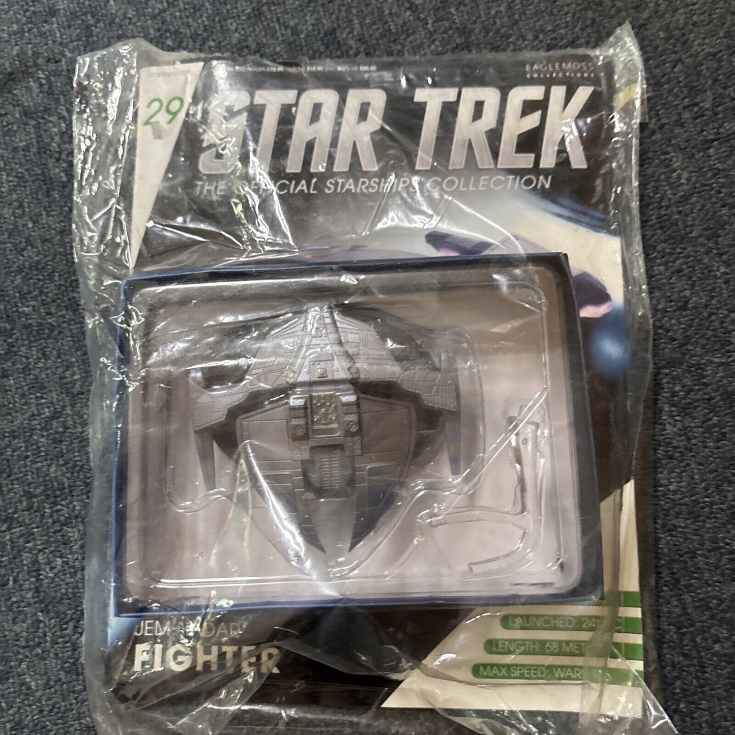 Star Trek Starships Collection Magazine & Model #29 Jem Hadar Fighter