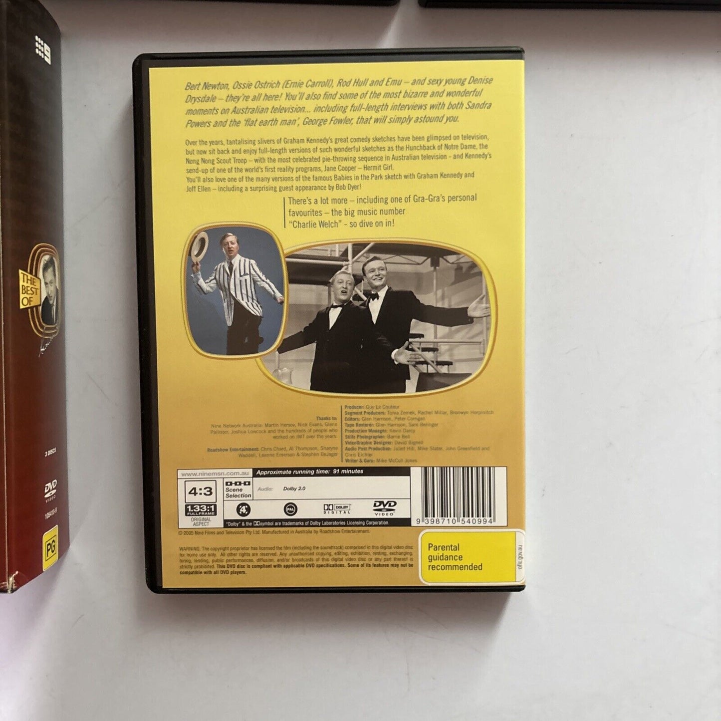 Graham Kennedy - The Best of Graham Kennedy (DVD, 2005, 3-Disc) Region 4