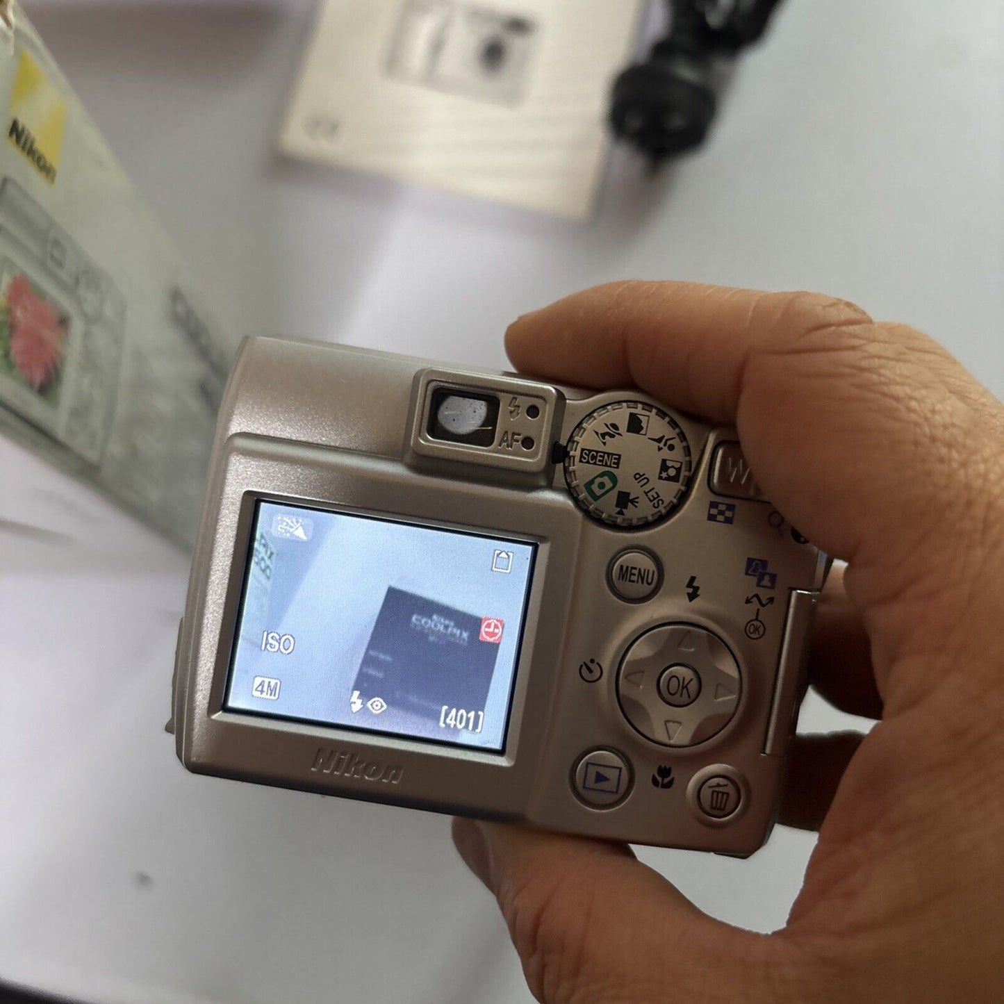 Nikon Coolpix 4600 Digital Camera With Battery & Charger 512mb SD Card 4.0MP