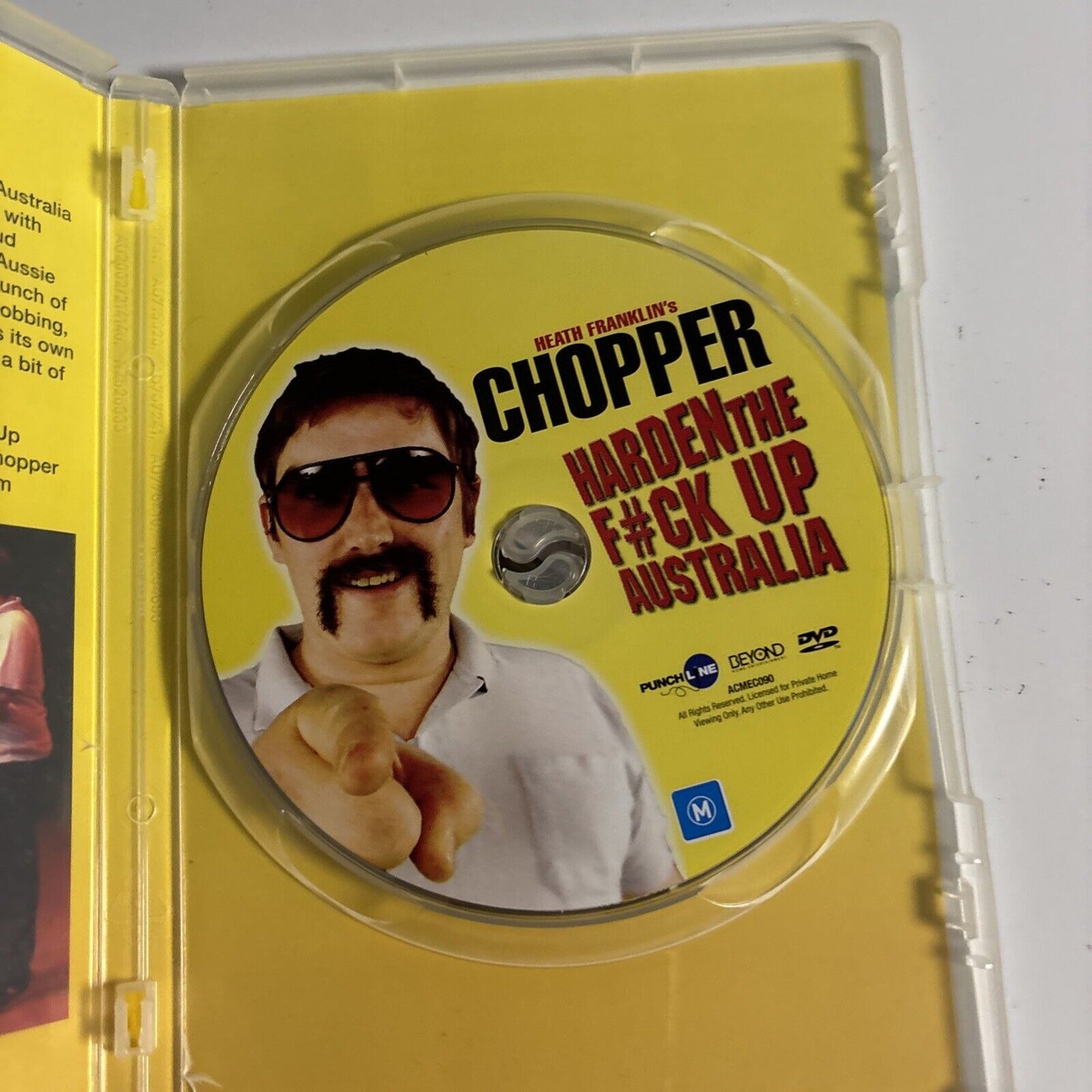 Heath Franklin's Chopper: Harden the F*Ck Up Australia (DVD, 2008) All Regions