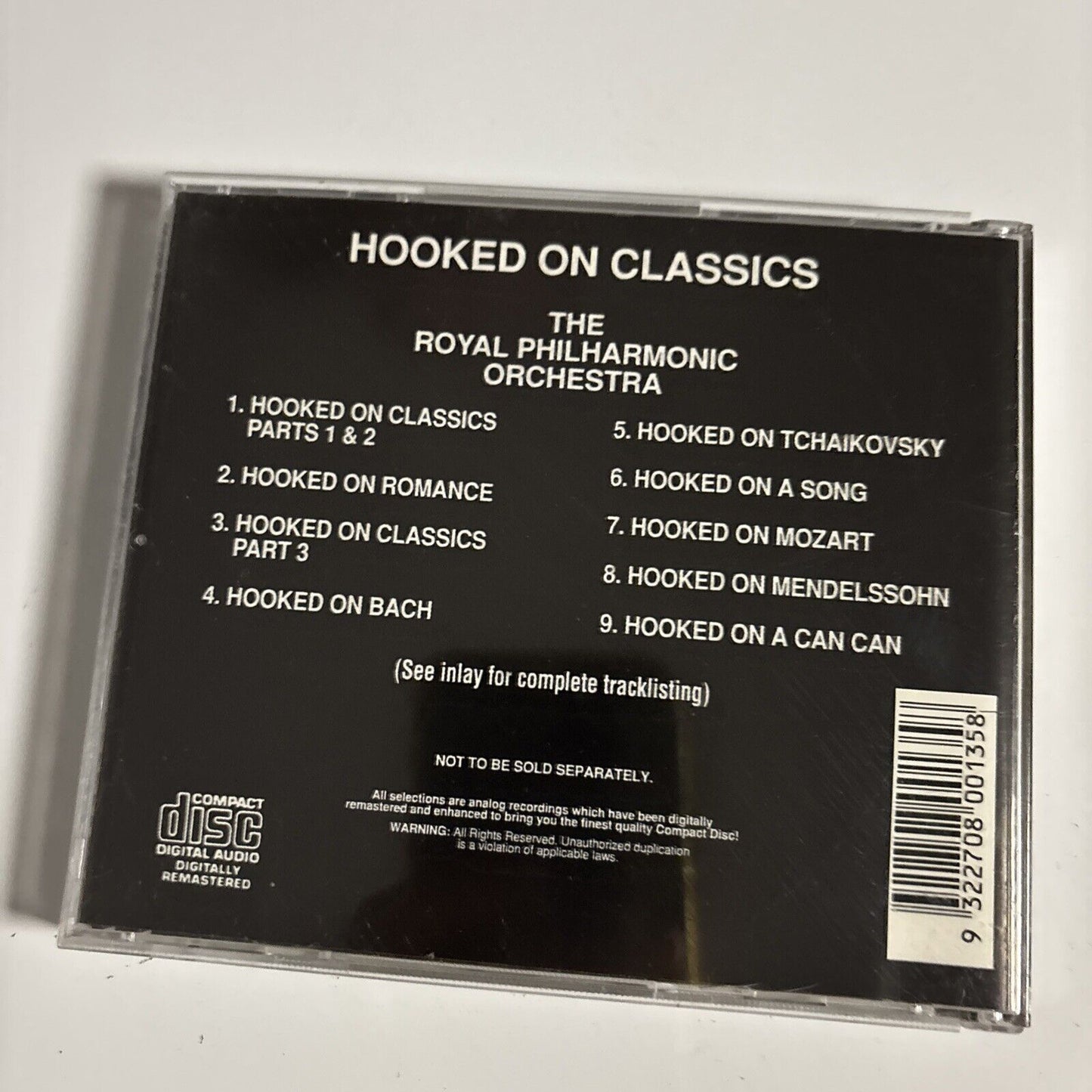The Royal Philharmonic Orchestra – Hooked On Classics - Vol. 1 (CD, 1987)