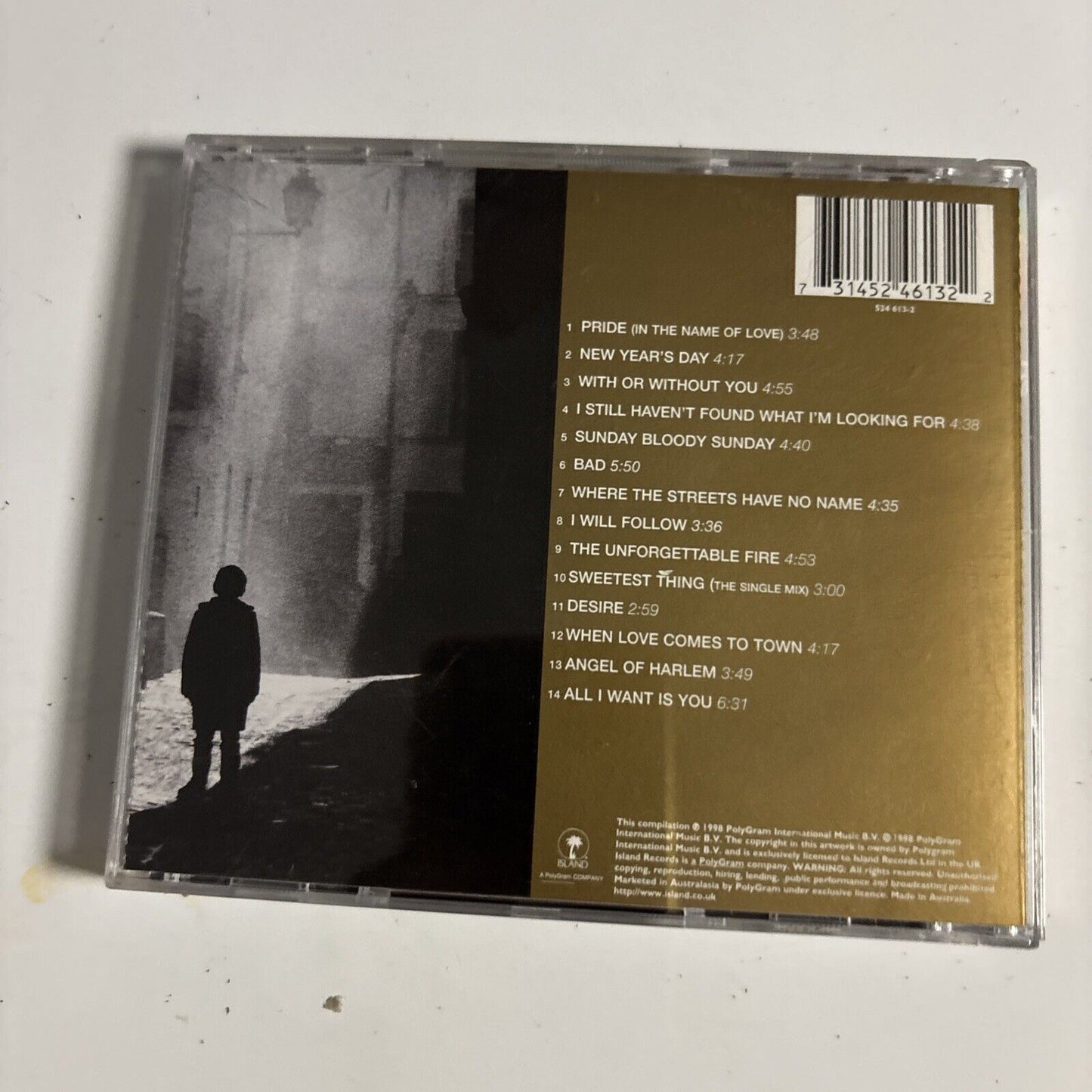 U2 - The Best of 1980-1990 (CD, 1998) 524-613-2