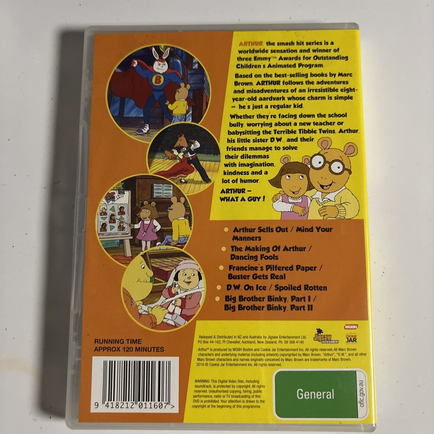 Arthur: Over 2 Hours Of Fun! 10 Episodes (DVD, 2010) Region 4