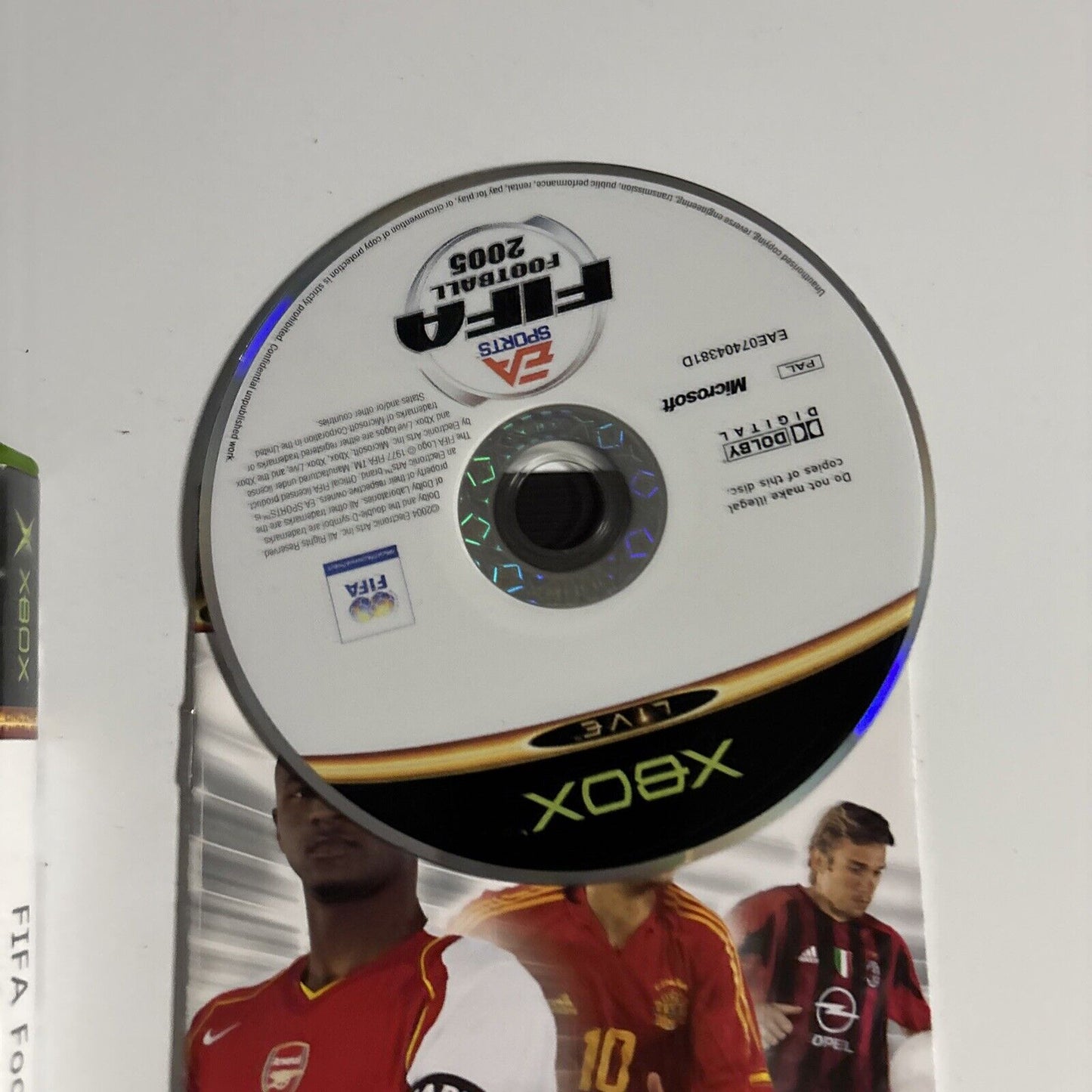 FIFA Football 2005 - Microsoft Xbox Original PAL Game Manual