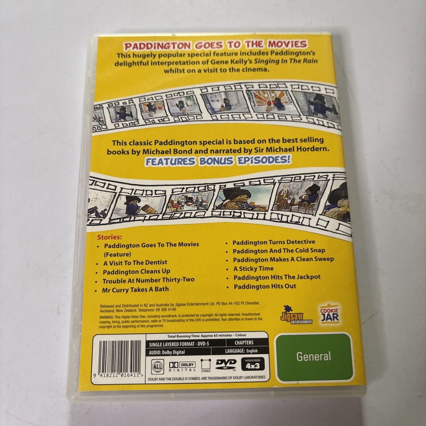 Paddington Bear Goes To The Movies & Other Stories DVD All Regions NEW